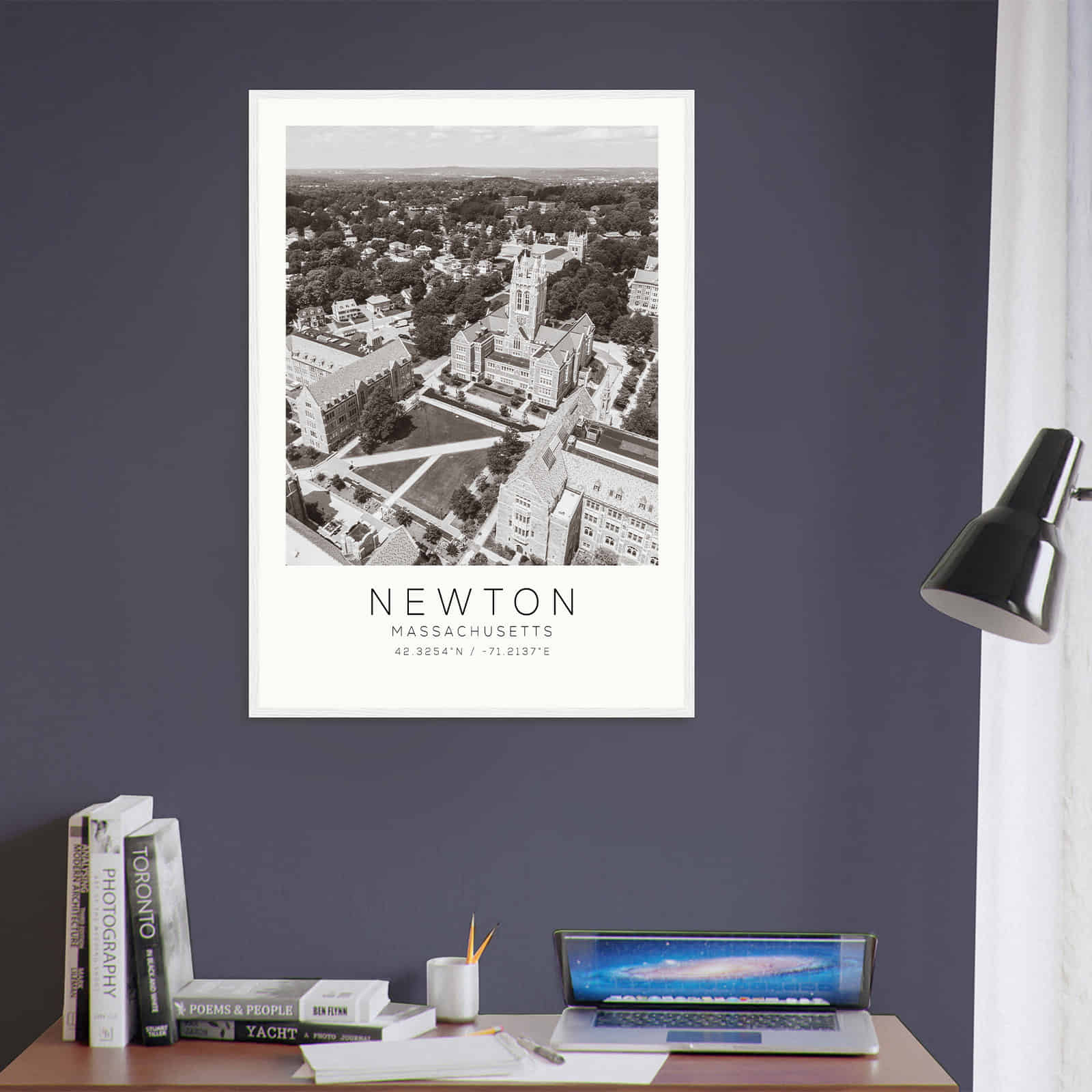 Deerfield Kansas Map Poster, Modern Home Decor Wall Art Print (Copy)