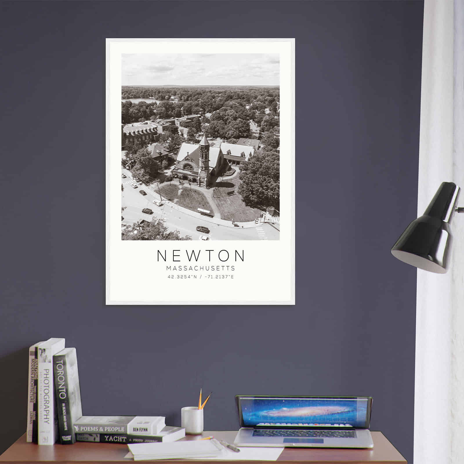 Deerfield Kansas Map Poster, Modern Home Decor Wall Art Print (Copy)