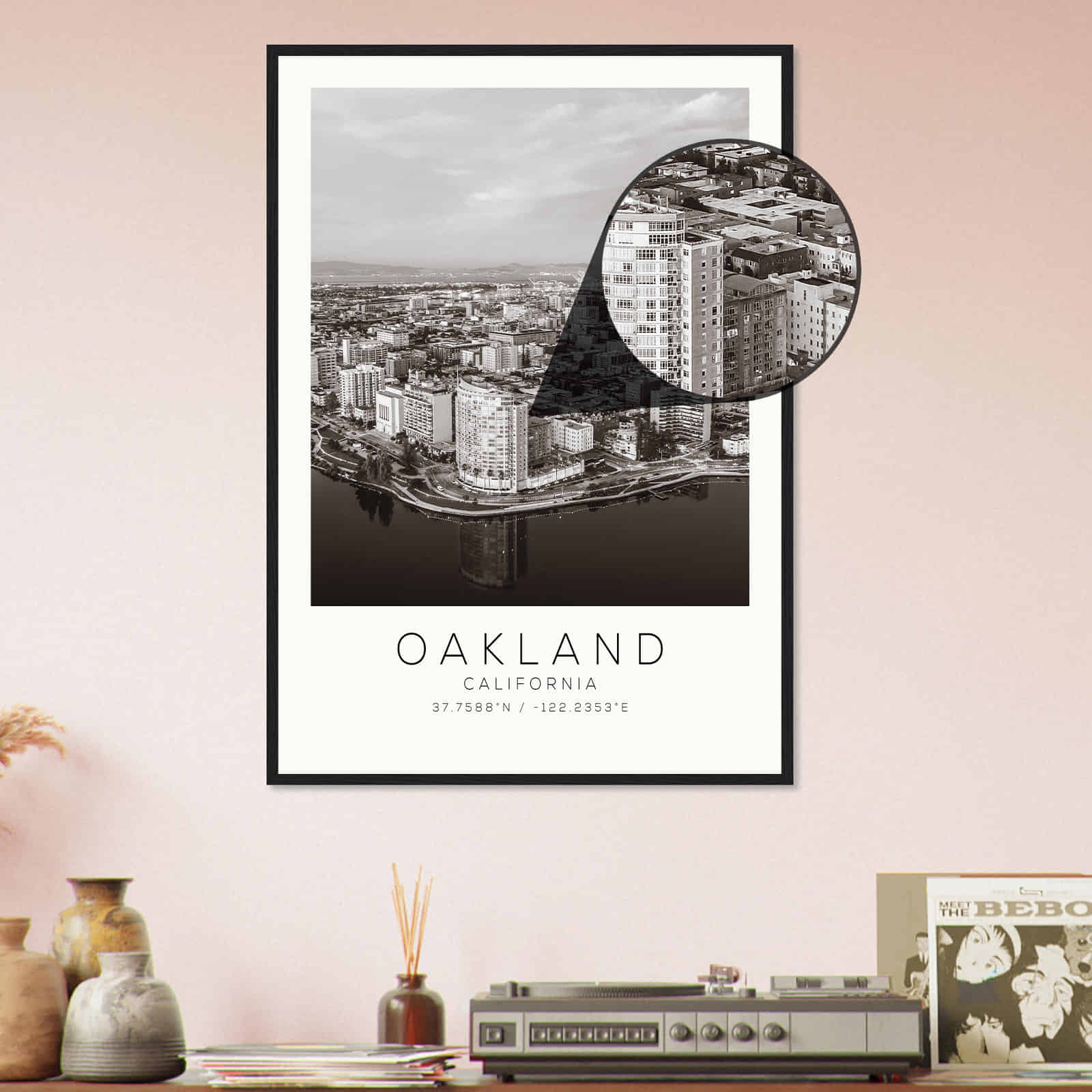 Deerfield Kansas Map Poster, Modern Home Decor Wall Art Print (Copy)