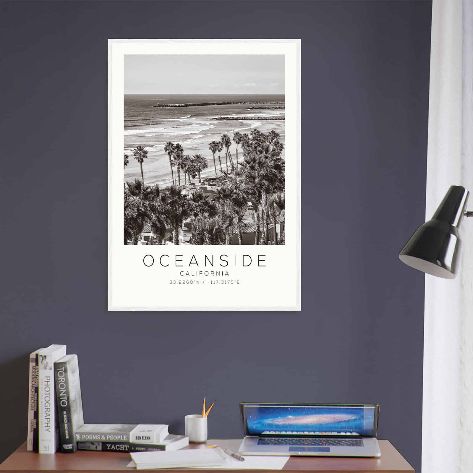 Deerfield Kansas Map Poster, Modern Home Decor Wall Art Print (Copy)