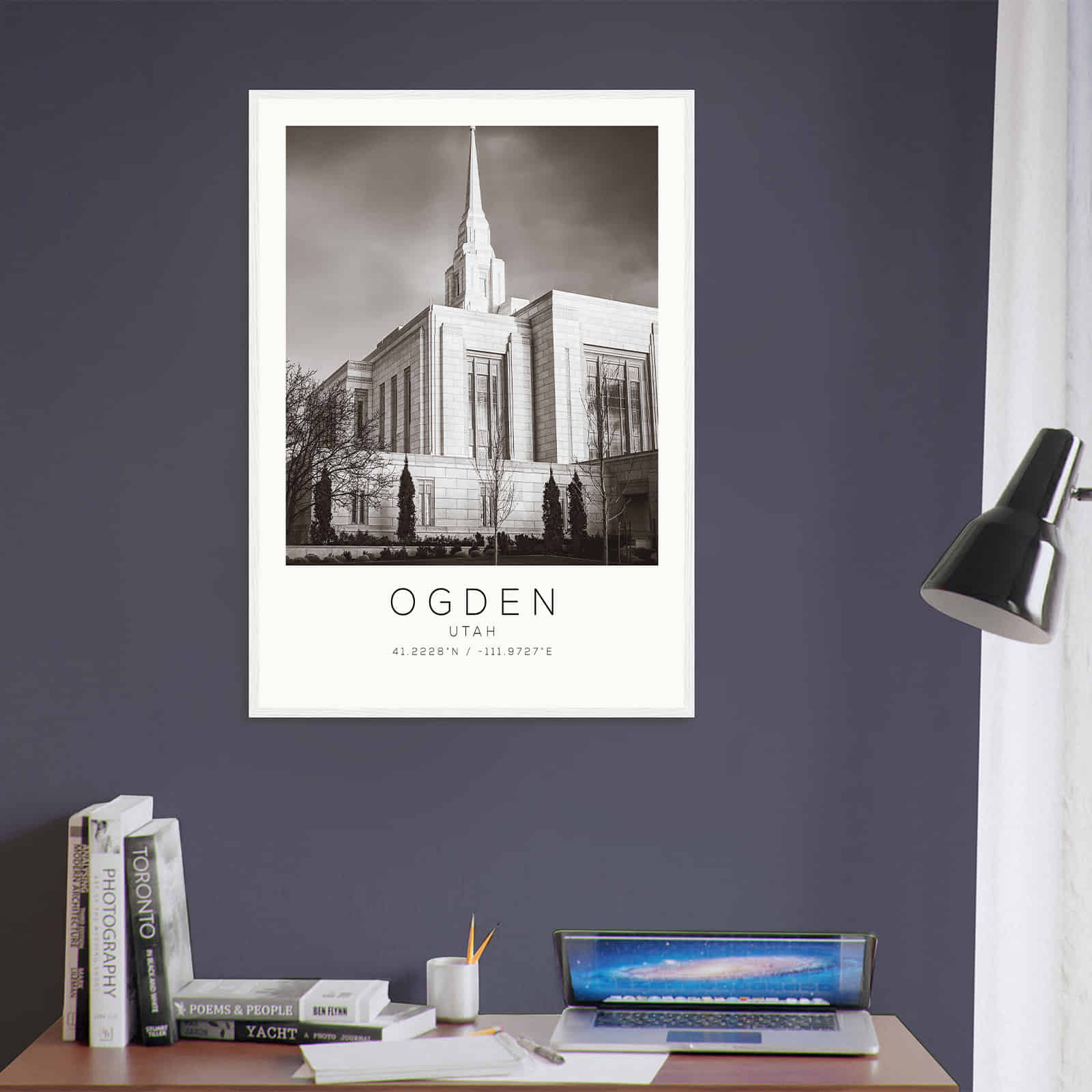 Deerfield Kansas Map Poster, Modern Home Decor Wall Art Print (Copy)