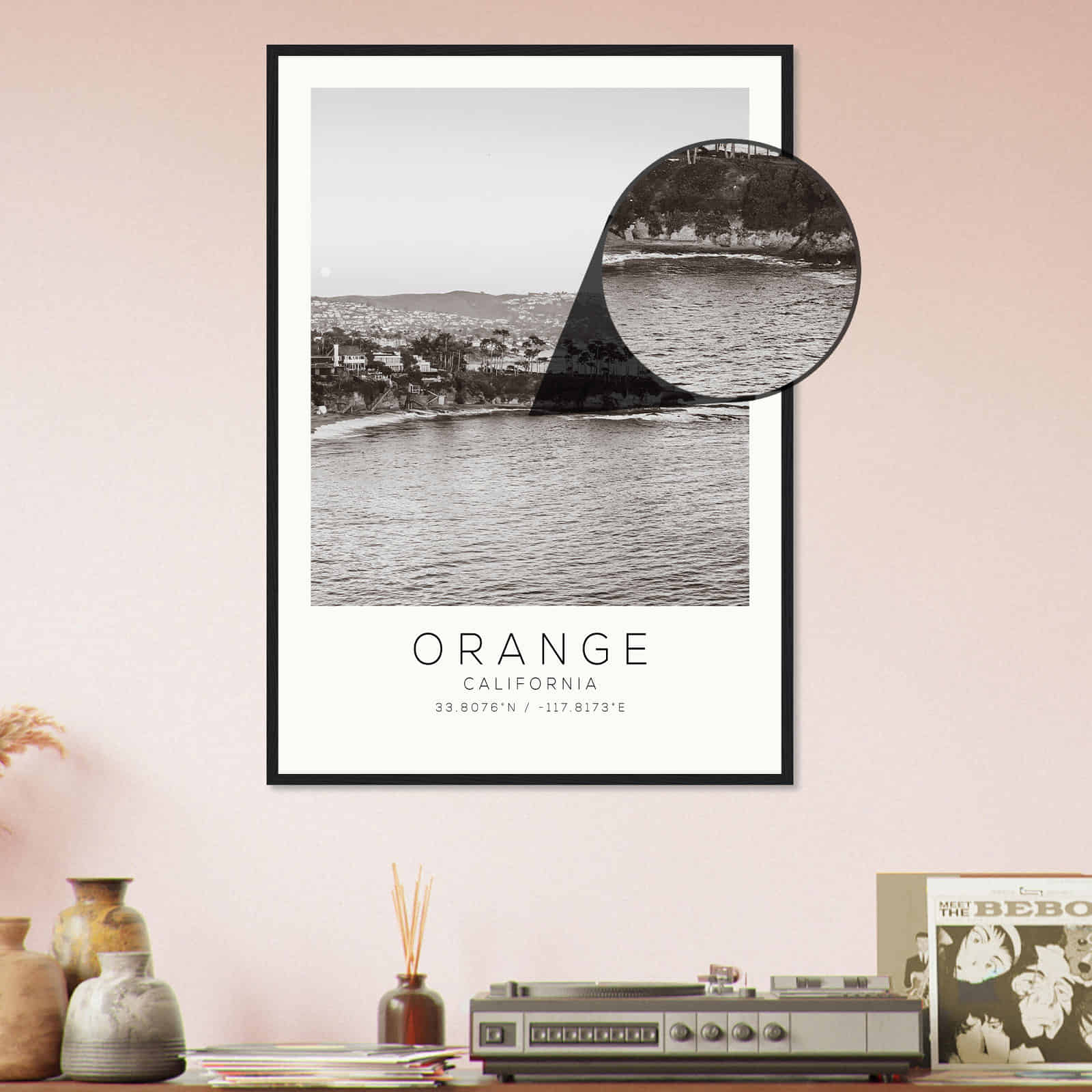 Deerfield Kansas Map Poster, Modern Home Decor Wall Art Print (Copy)