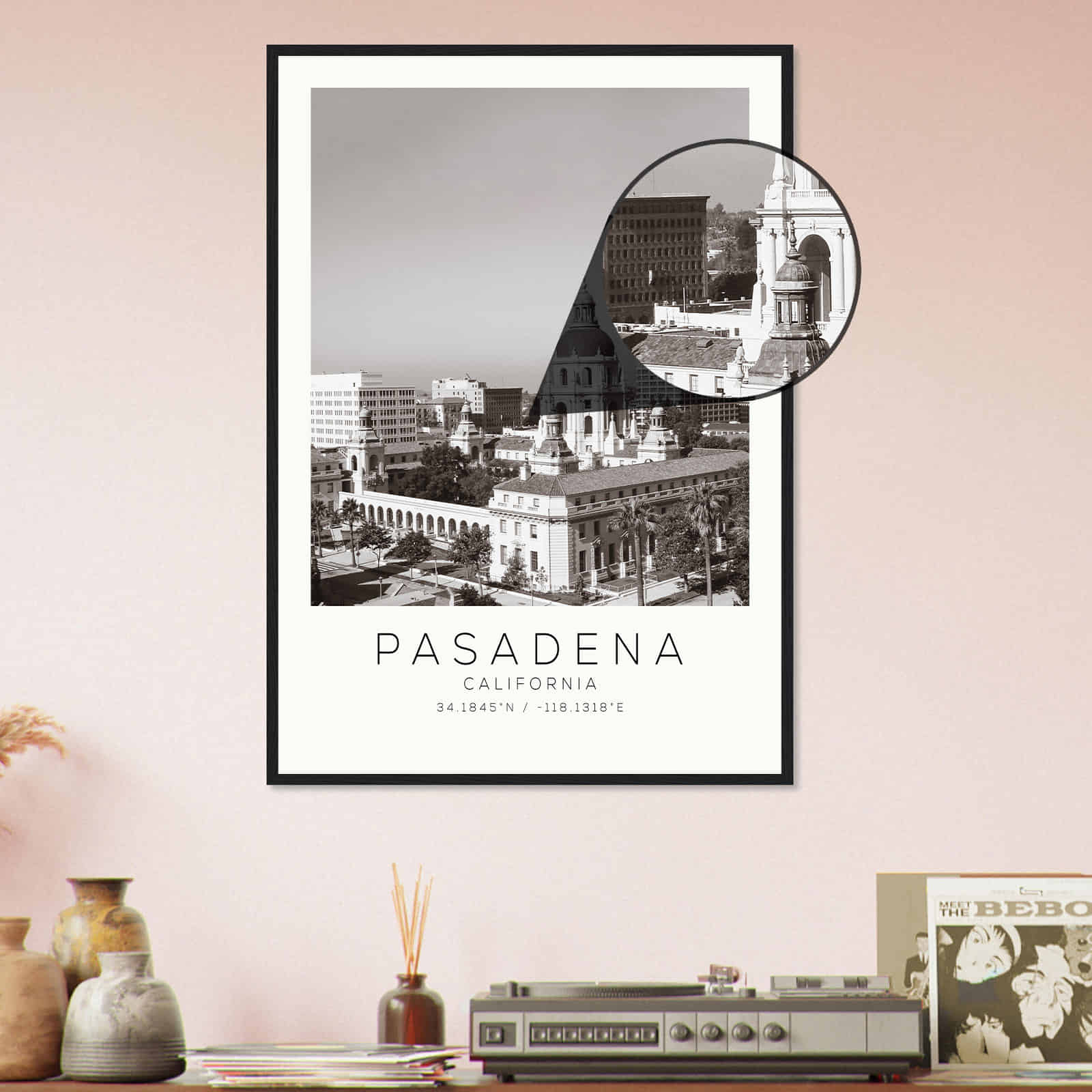 Deerfield Kansas Map Poster, Modern Home Decor Wall Art Print (Copy)