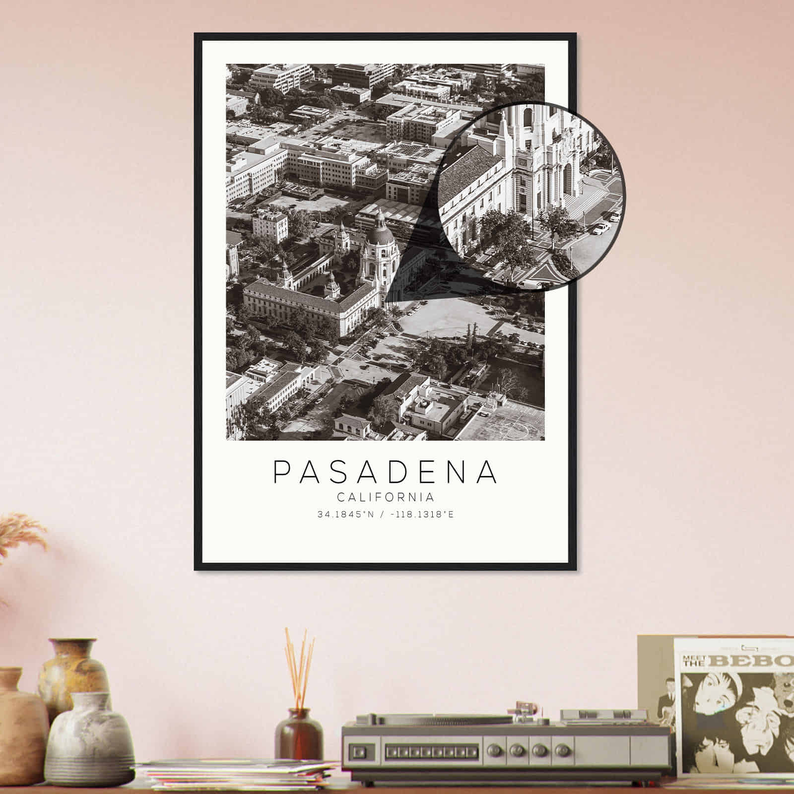 Deerfield Kansas Map Poster, Modern Home Decor Wall Art Print (Copy)