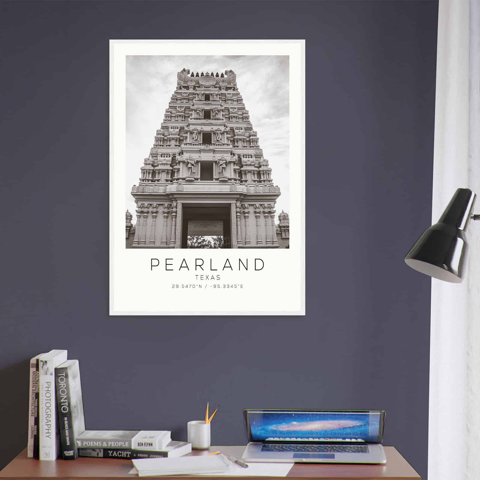 Deerfield Kansas Map Poster, Modern Home Decor Wall Art Print (Copy)