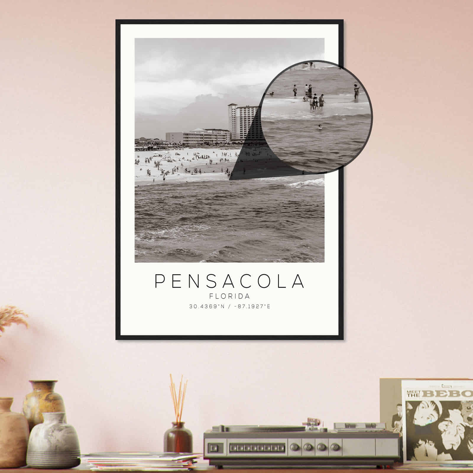 Deerfield Kansas Map Poster, Modern Home Decor Wall Art Print (Copy)