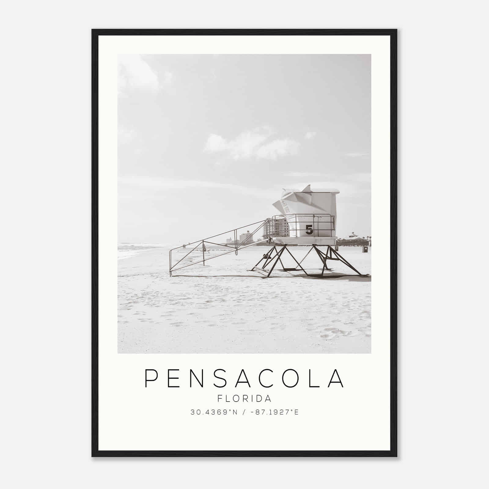 Pensacola Florida Photo Travel Poster BW, Pensacola Travel Print, Minimalist Travel Print DS4 Pensacola Florida Photo Travel Poster BW, Pensacola Travel Print, Minimalist Travel Print DS4