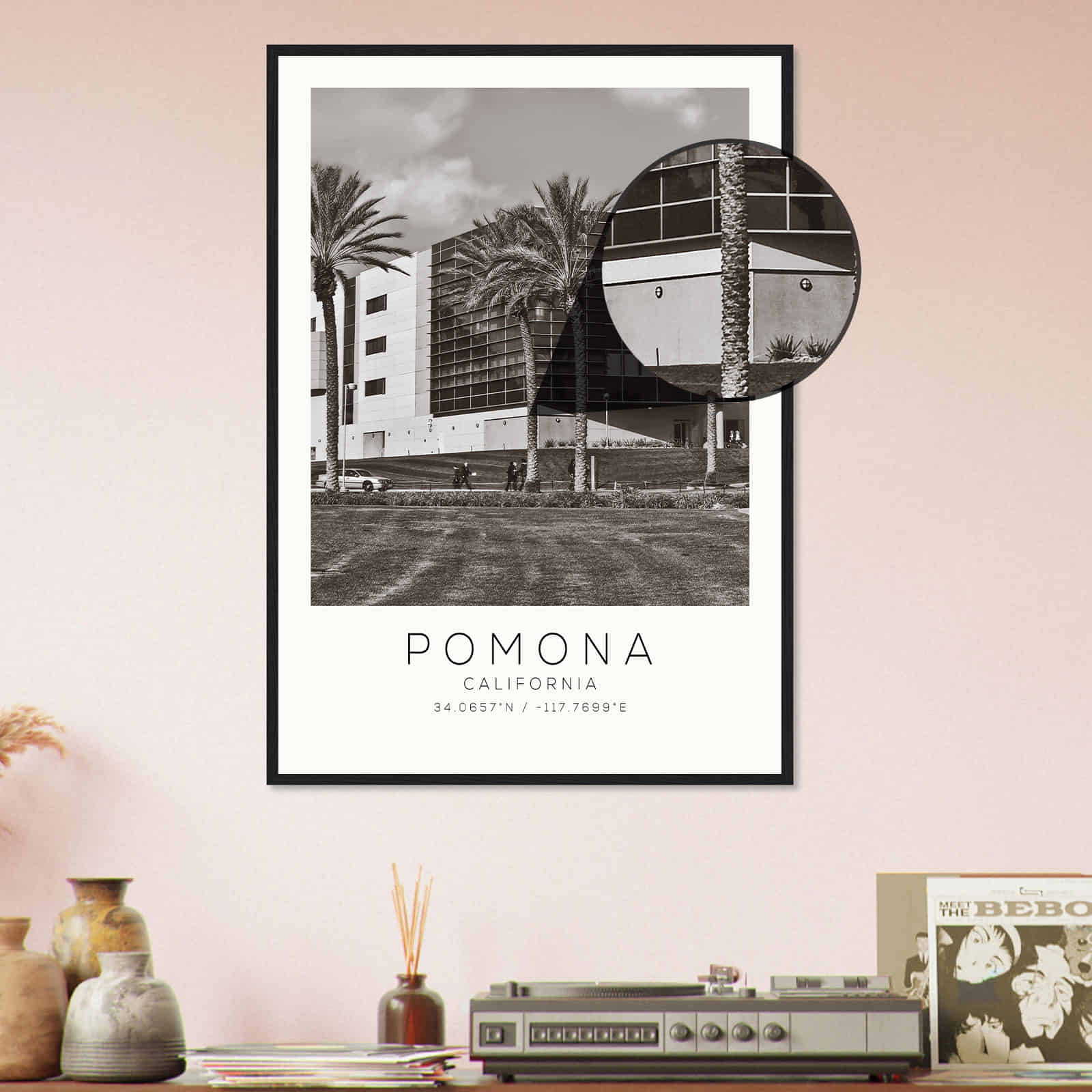 Deerfield Kansas Map Poster, Modern Home Decor Wall Art Print (Copy)