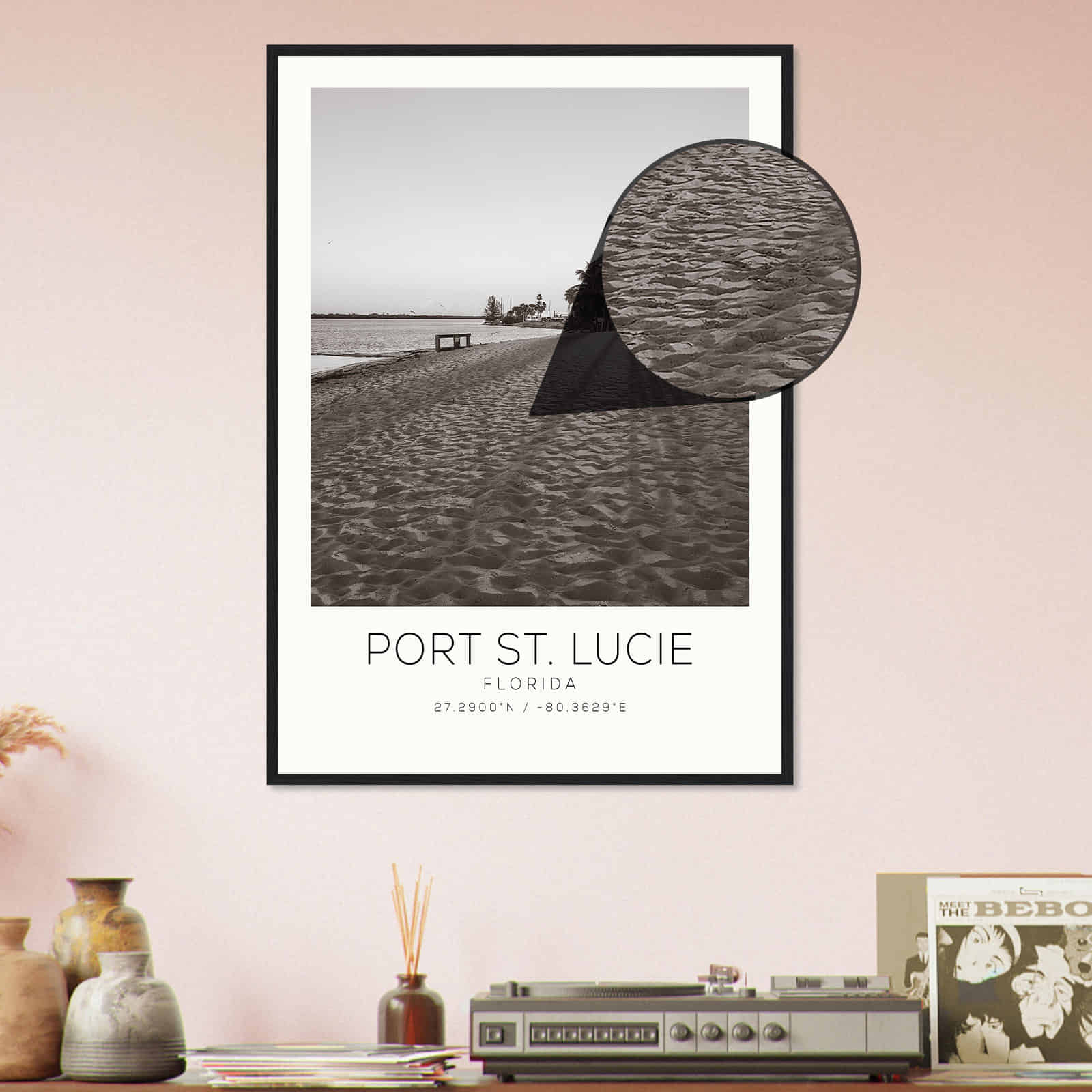 Deerfield Kansas Map Poster, Modern Home Decor Wall Art Print (Copy)