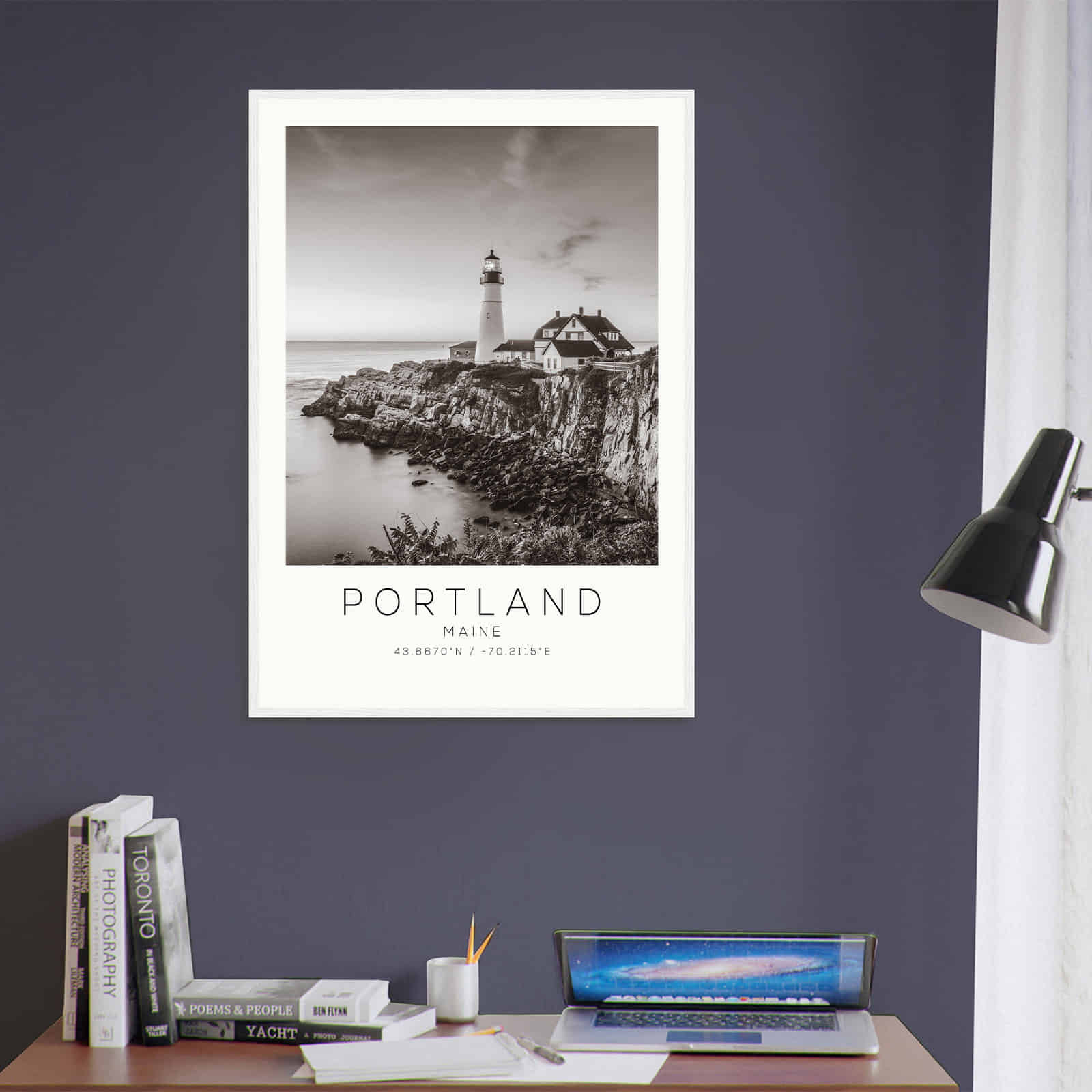 Deerfield Kansas Map Poster, Modern Home Decor Wall Art Print (Copy)