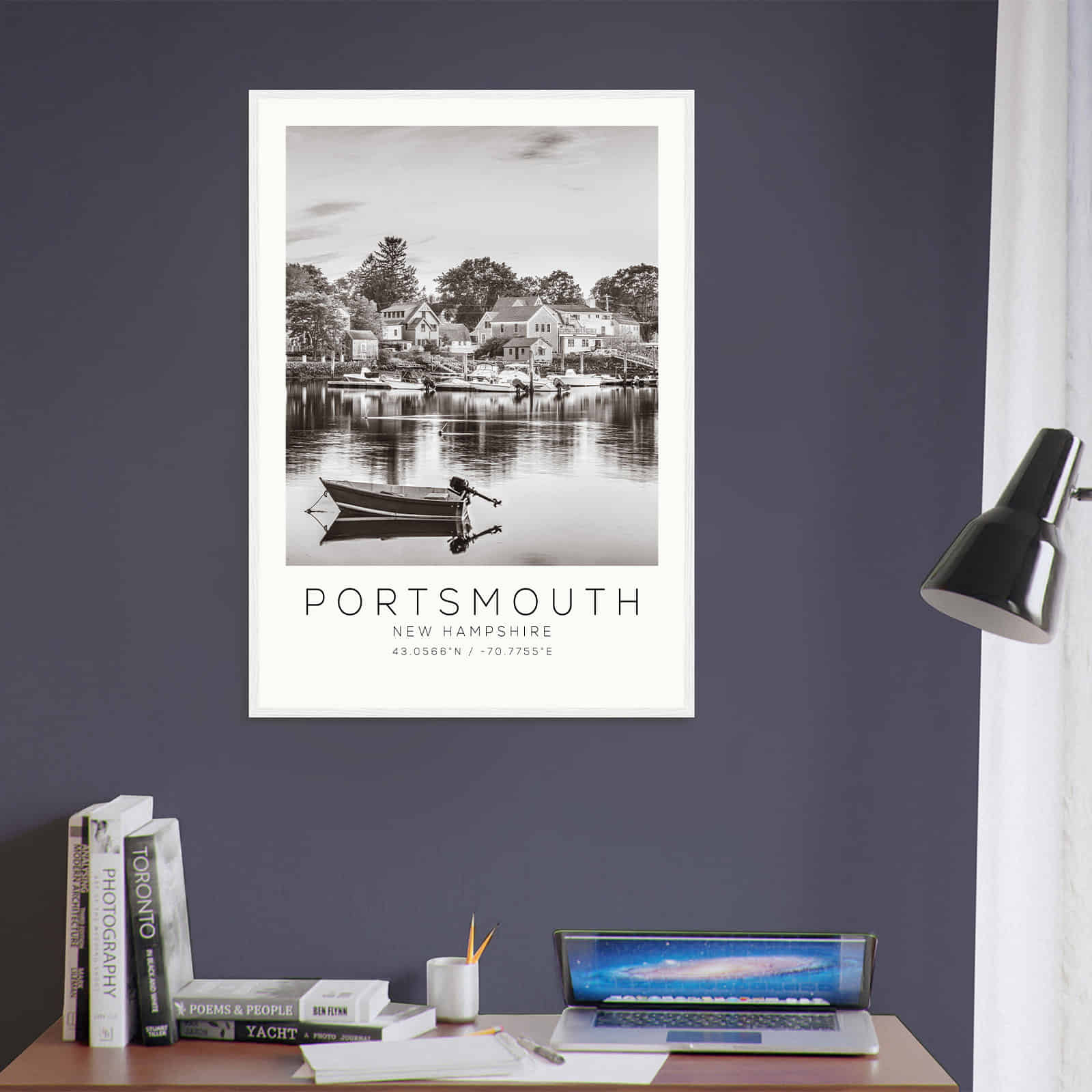 Deerfield Kansas Map Poster, Modern Home Decor Wall Art Print (Copy)