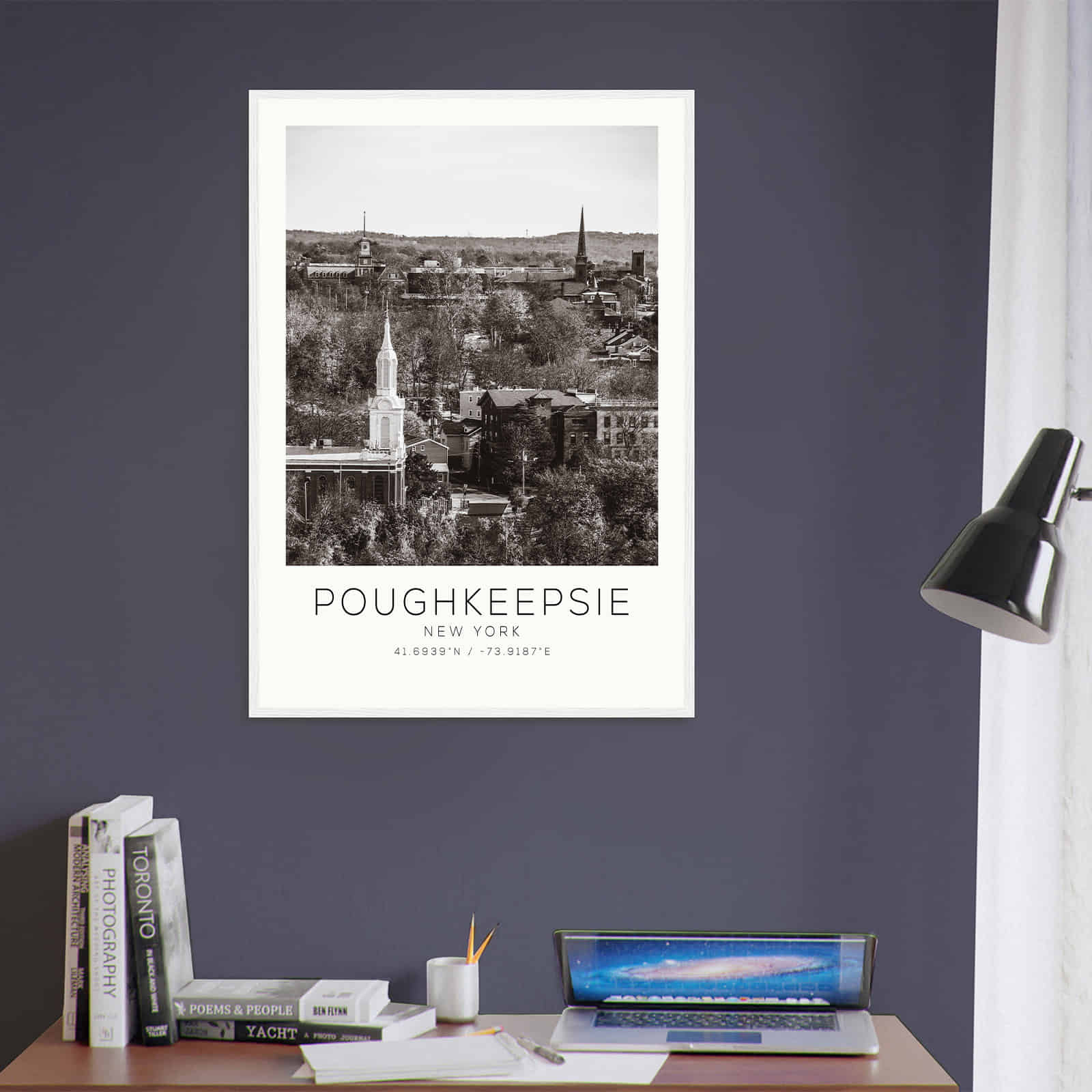 Deerfield Kansas Map Poster, Modern Home Decor Wall Art Print (Copy)