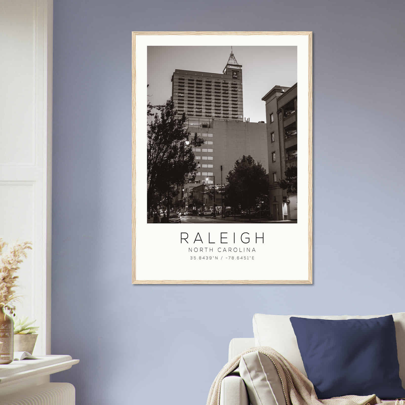 Deerfield Kansas Map Poster, Modern Home Decor Wall Art Print (Copy)