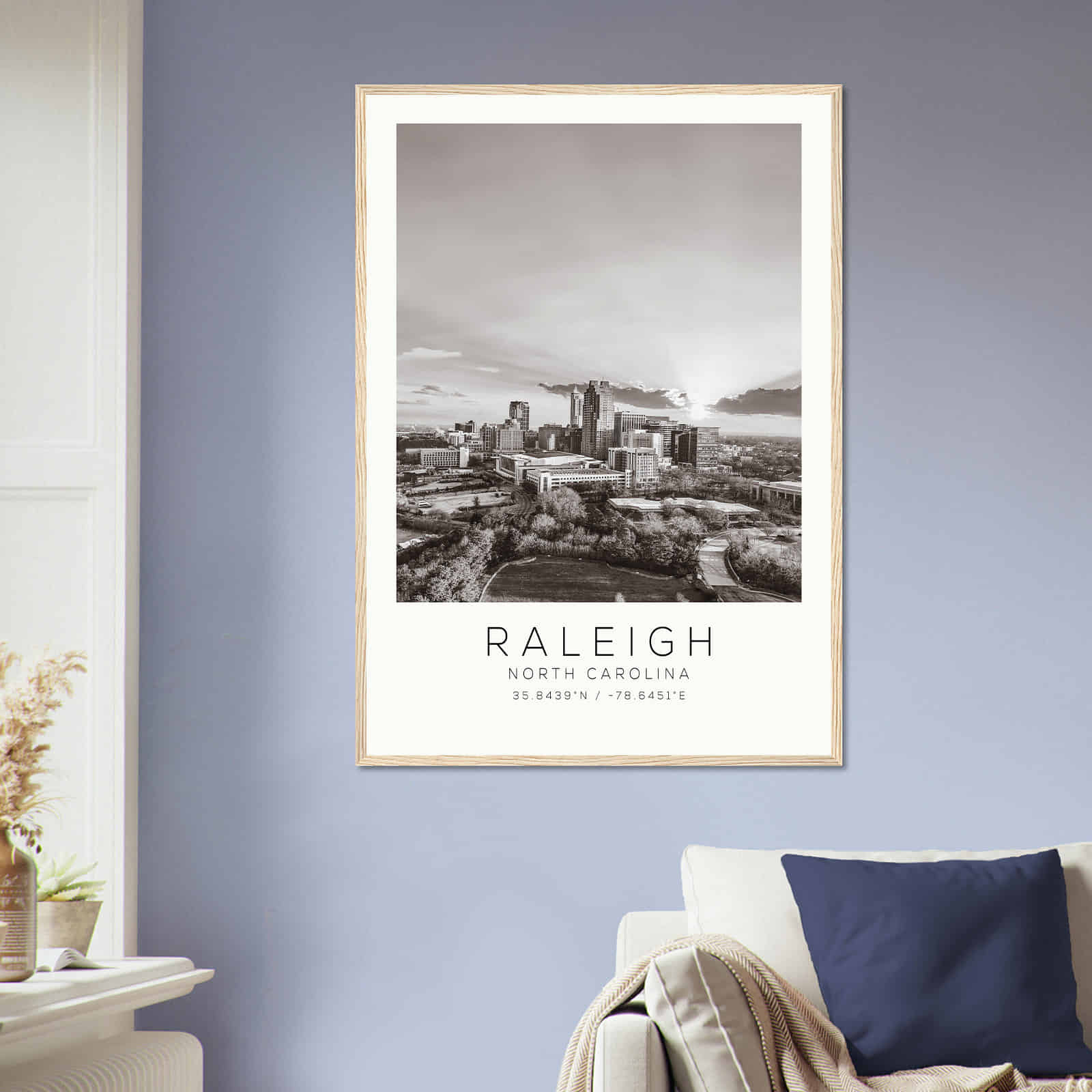 Deerfield Kansas Map Poster, Modern Home Decor Wall Art Print (Copy)