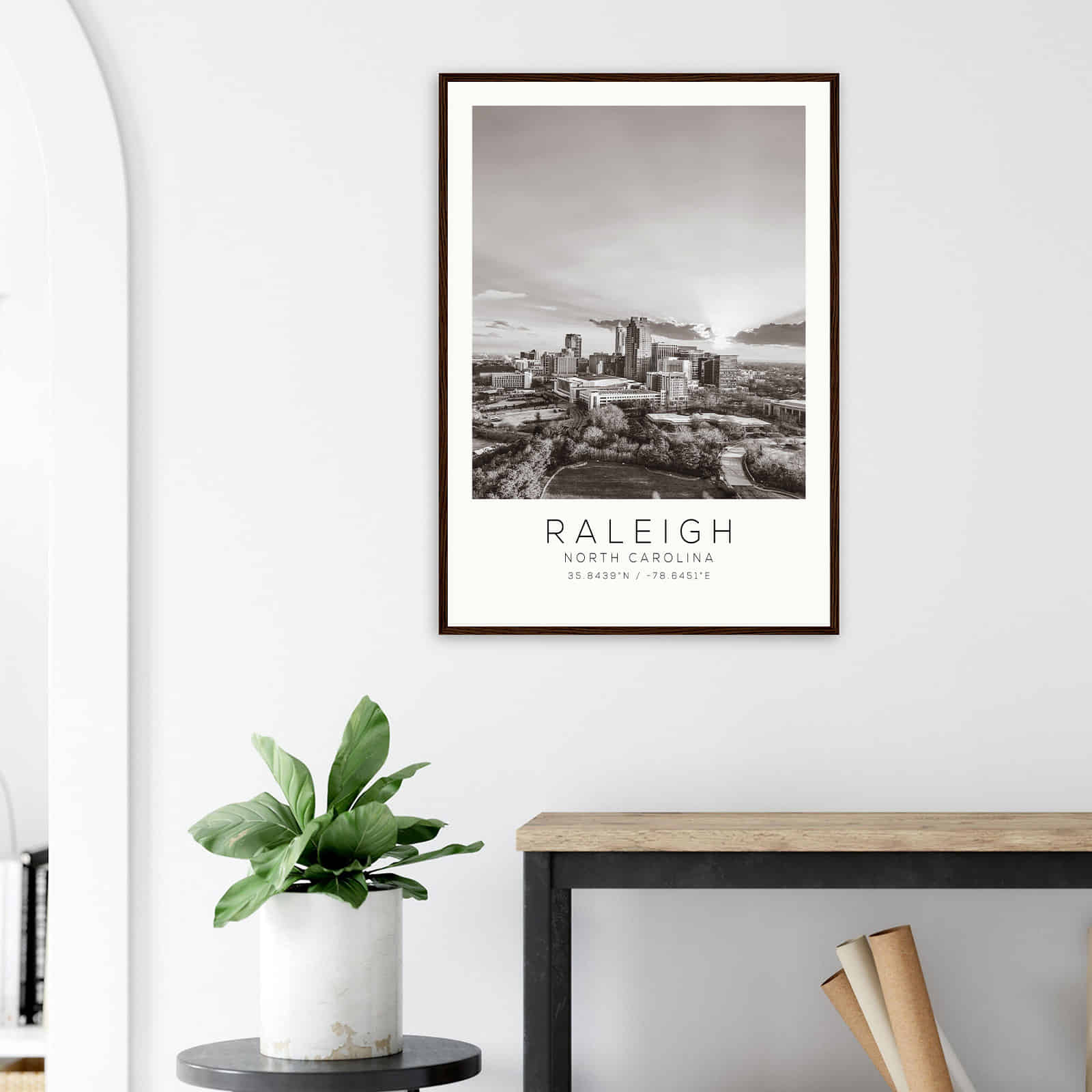 Deerfield Kansas Map Poster, Modern Home Decor Wall Art Print (Copy)