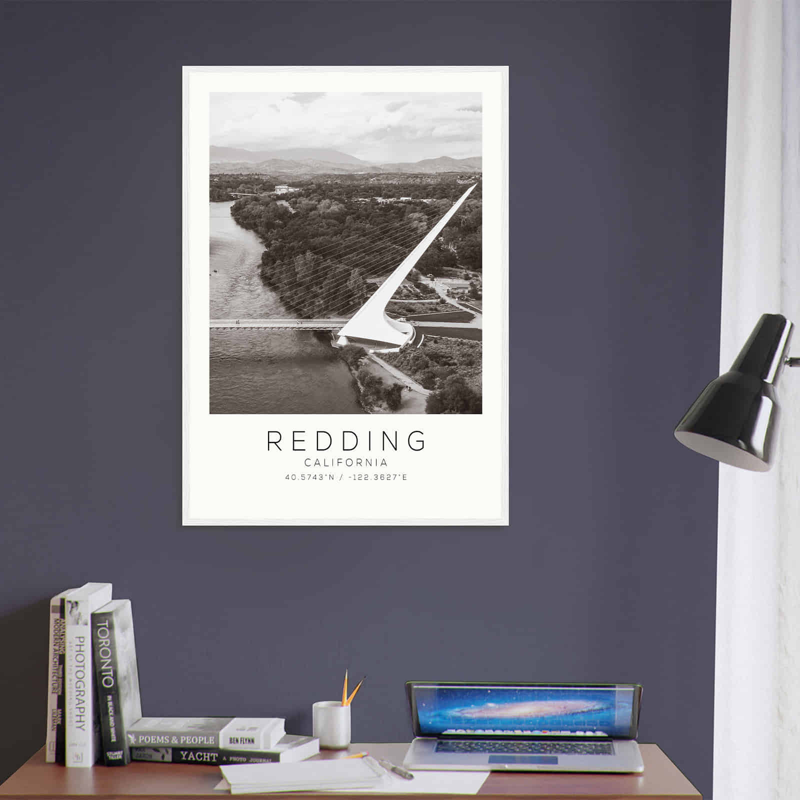 Deerfield Kansas Map Poster, Modern Home Decor Wall Art Print (Copy)