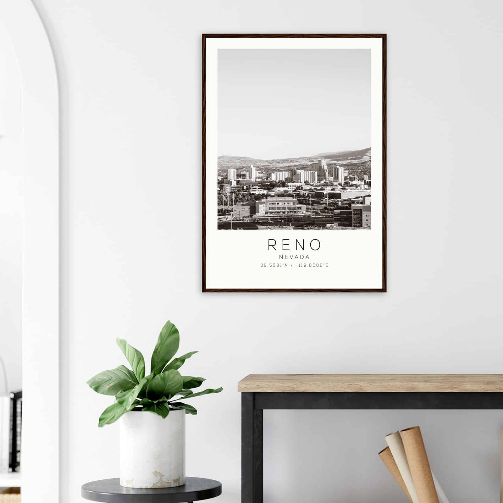 Deerfield Kansas Map Poster, Modern Home Decor Wall Art Print (Copy)