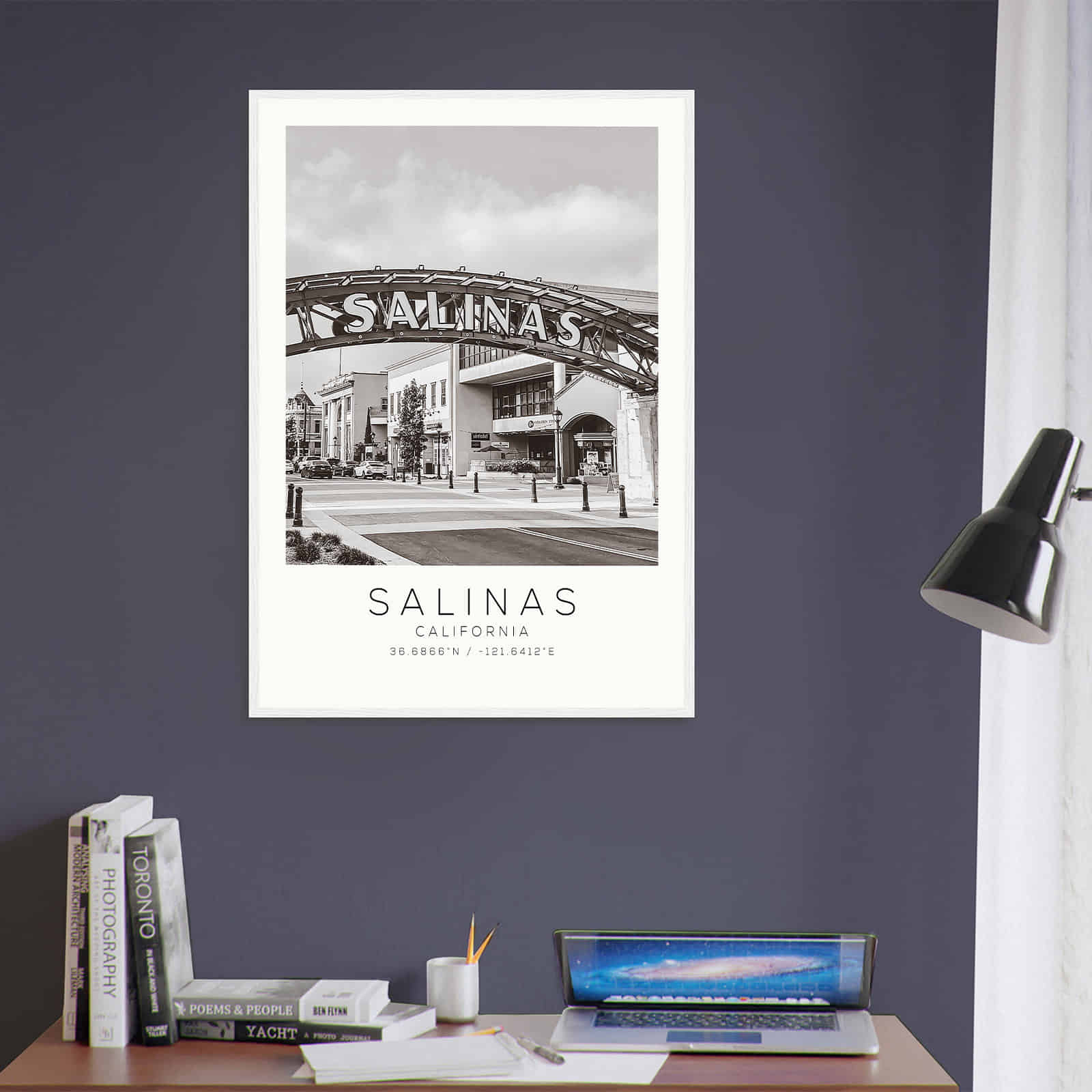 Deerfield Kansas Map Poster, Modern Home Decor Wall Art Print (Copy)