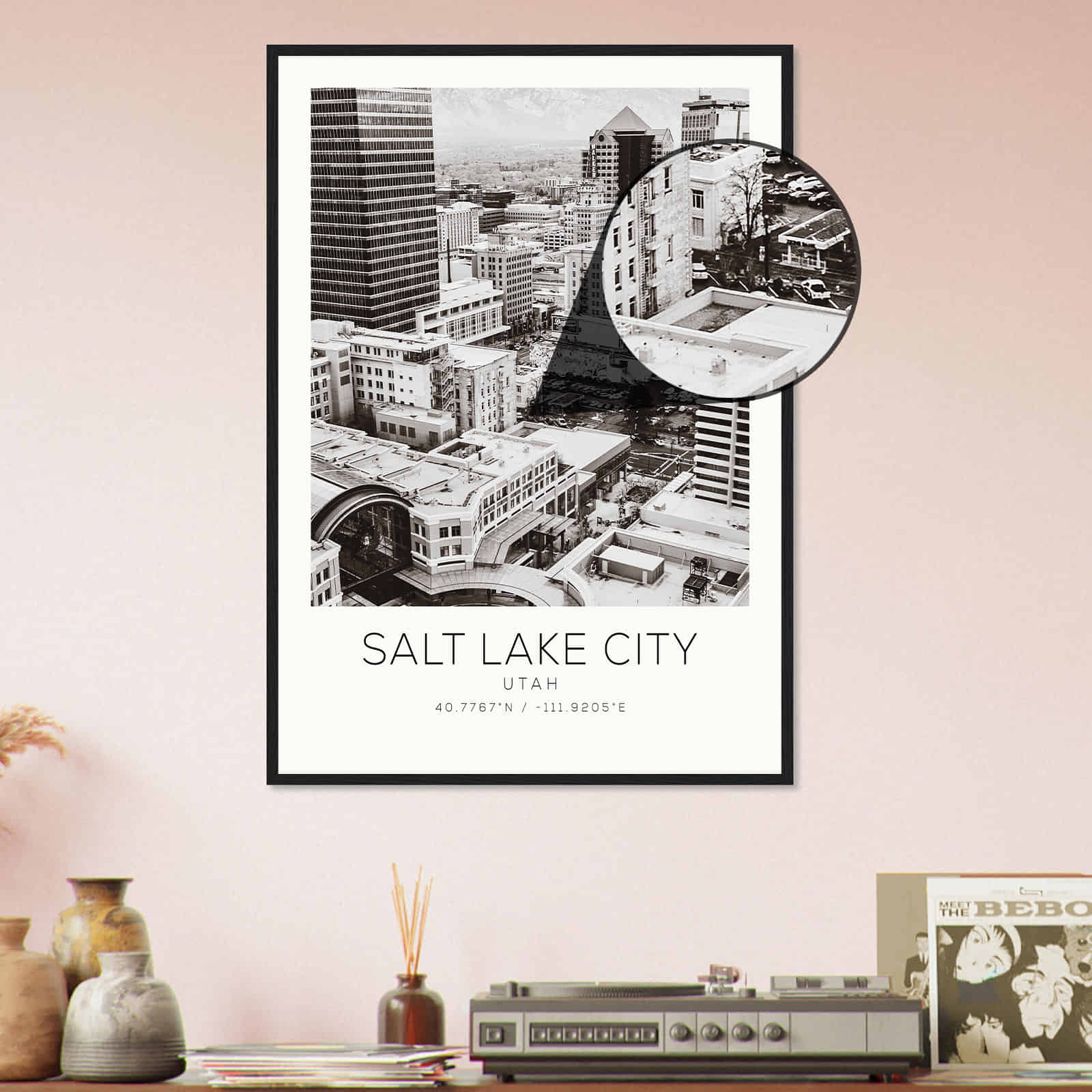 Deerfield Kansas Map Poster, Modern Home Decor Wall Art Print (Copy)