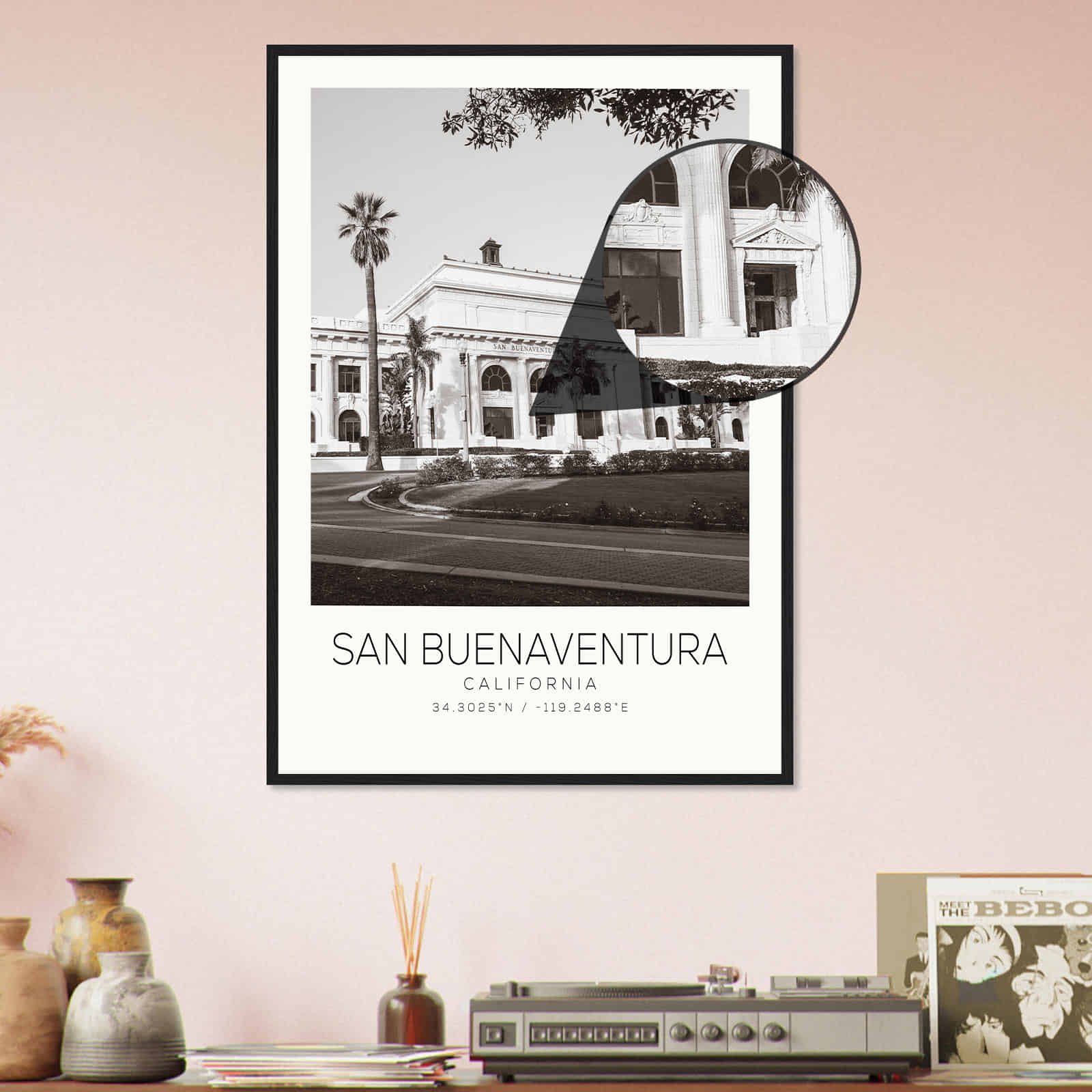 Deerfield Kansas Map Poster, Modern Home Decor Wall Art Print (Copy)