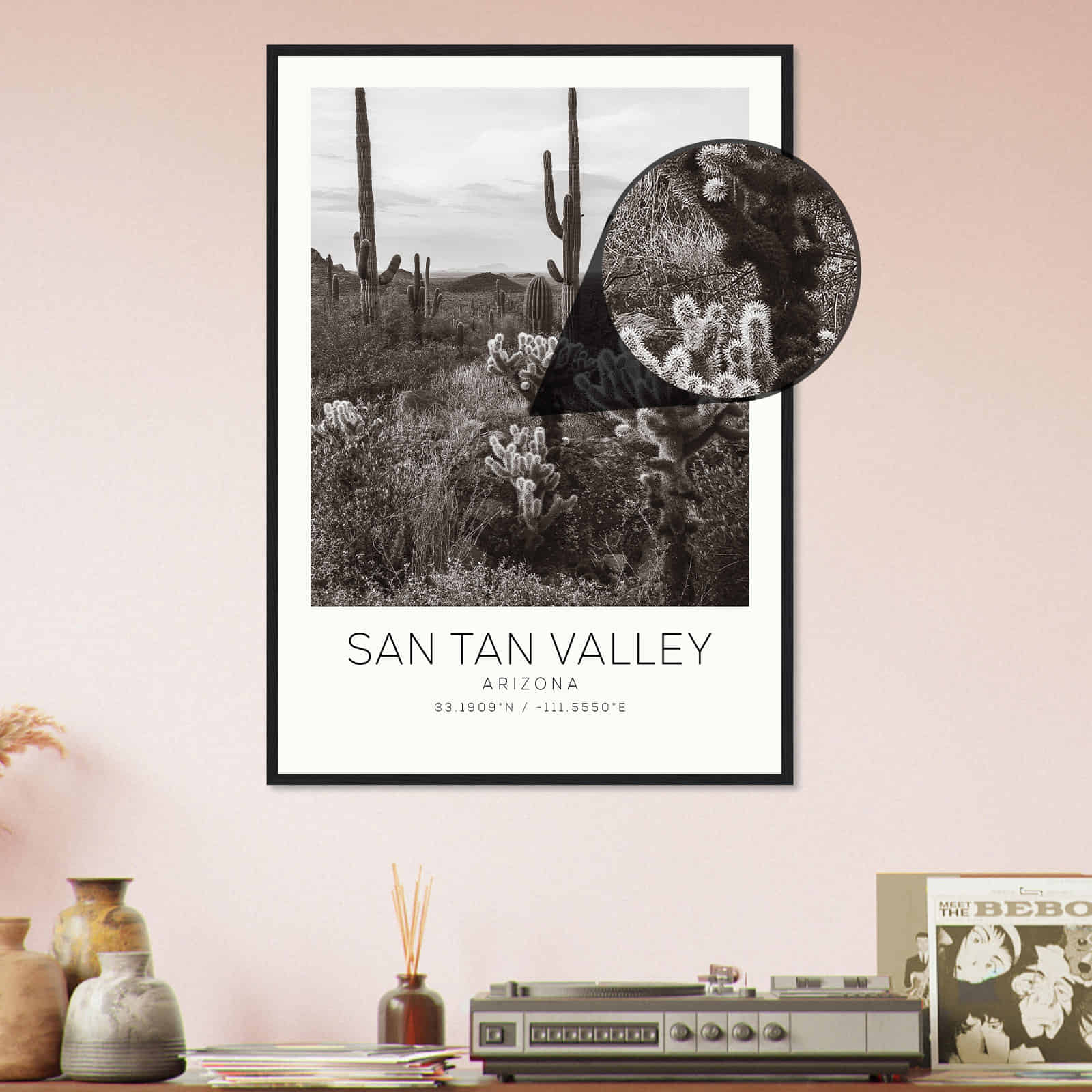 Deerfield Kansas Map Poster, Modern Home Decor Wall Art Print (Copy)