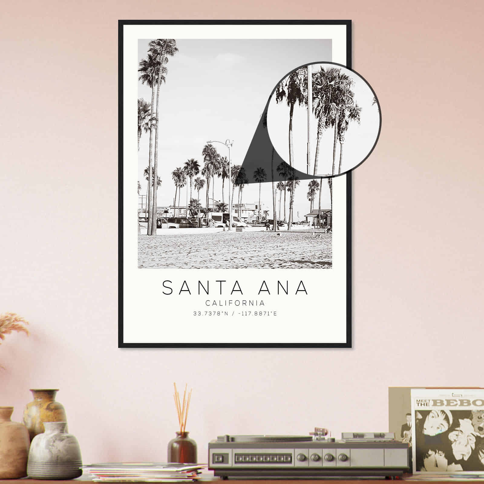 Deerfield Kansas Map Poster, Modern Home Decor Wall Art Print (Copy)