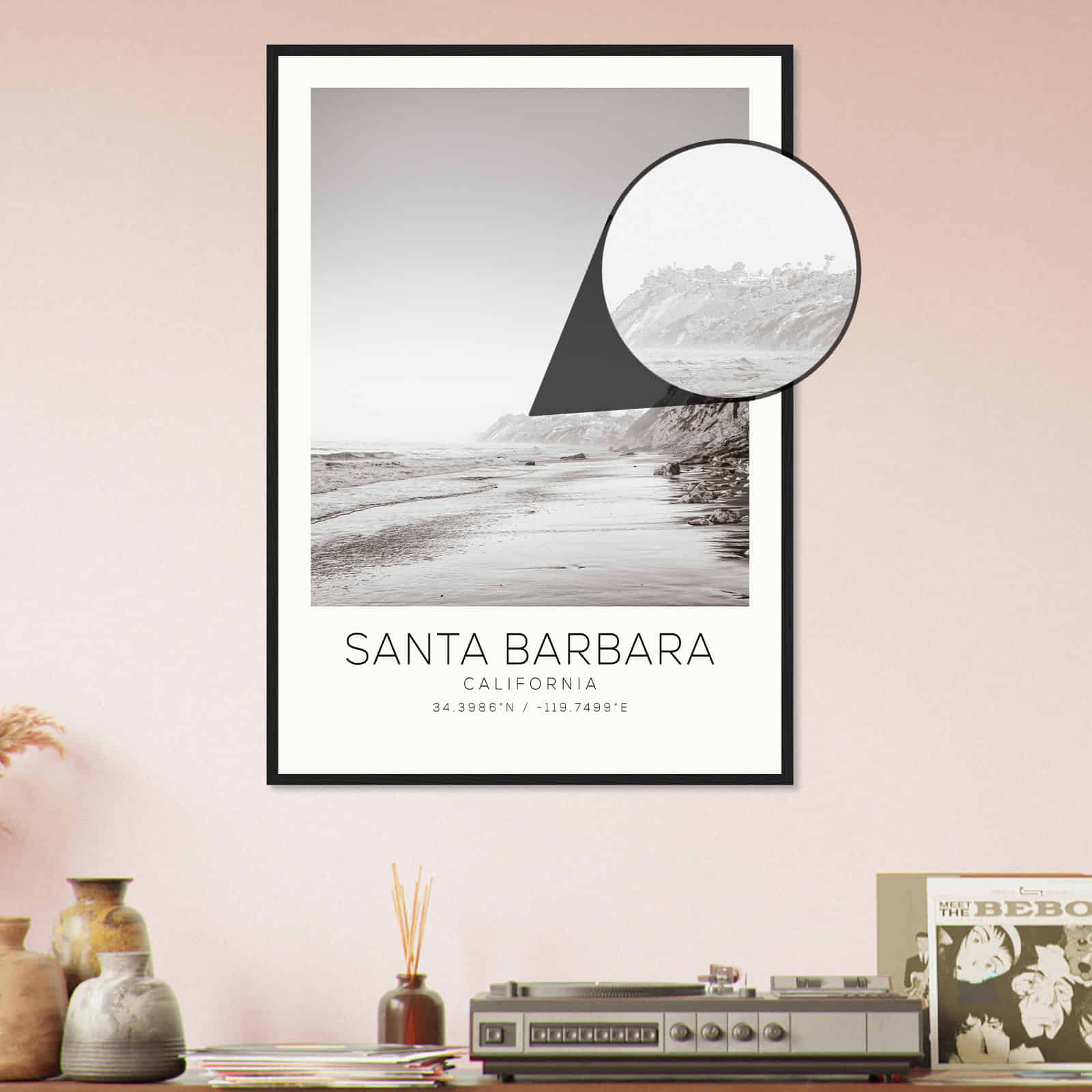 Deerfield Kansas Map Poster, Modern Home Decor Wall Art Print (Copy)