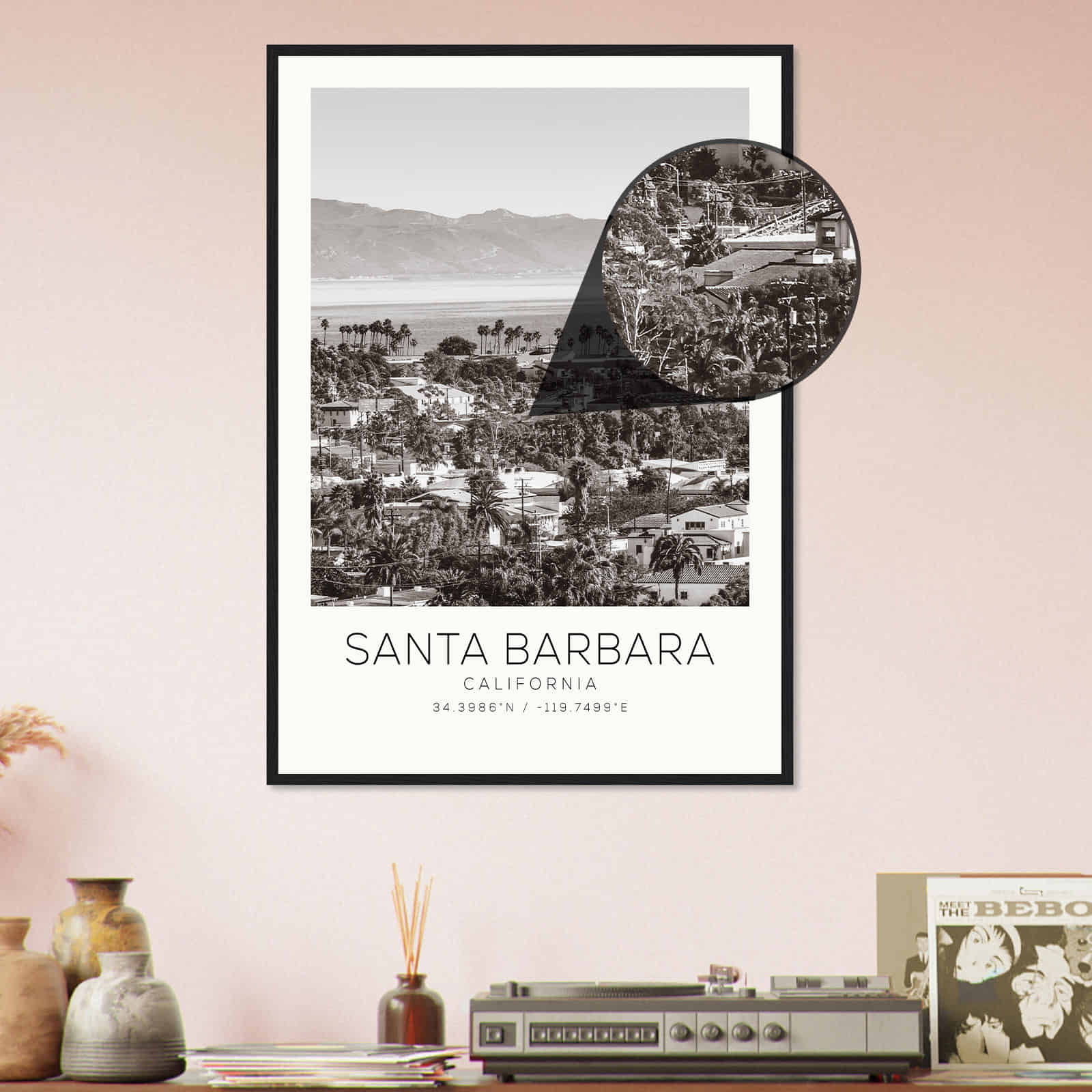 Deerfield Kansas Map Poster, Modern Home Decor Wall Art Print (Copy)