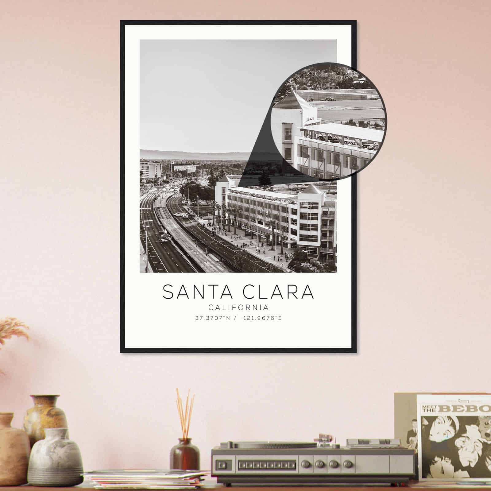 Deerfield Kansas Map Poster, Modern Home Decor Wall Art Print (Copy)