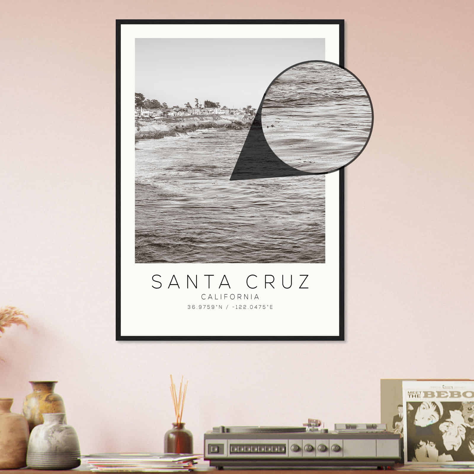 Deerfield Kansas Map Poster, Modern Home Decor Wall Art Print (Copy)