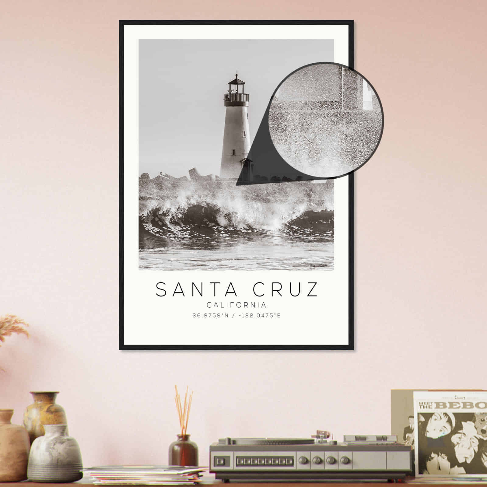 Deerfield Kansas Map Poster, Modern Home Decor Wall Art Print (Copy)