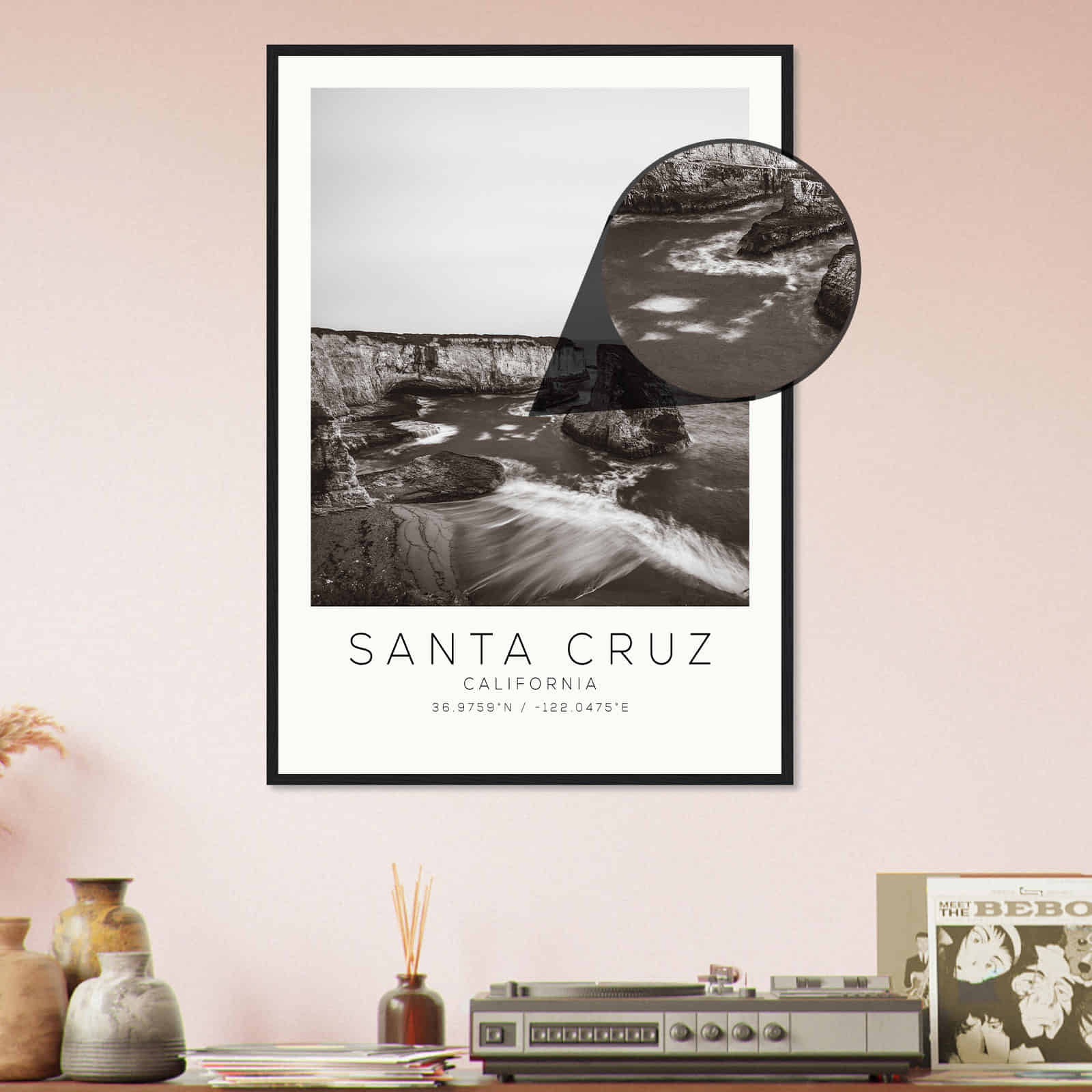 Deerfield Kansas Map Poster, Modern Home Decor Wall Art Print (Copy)