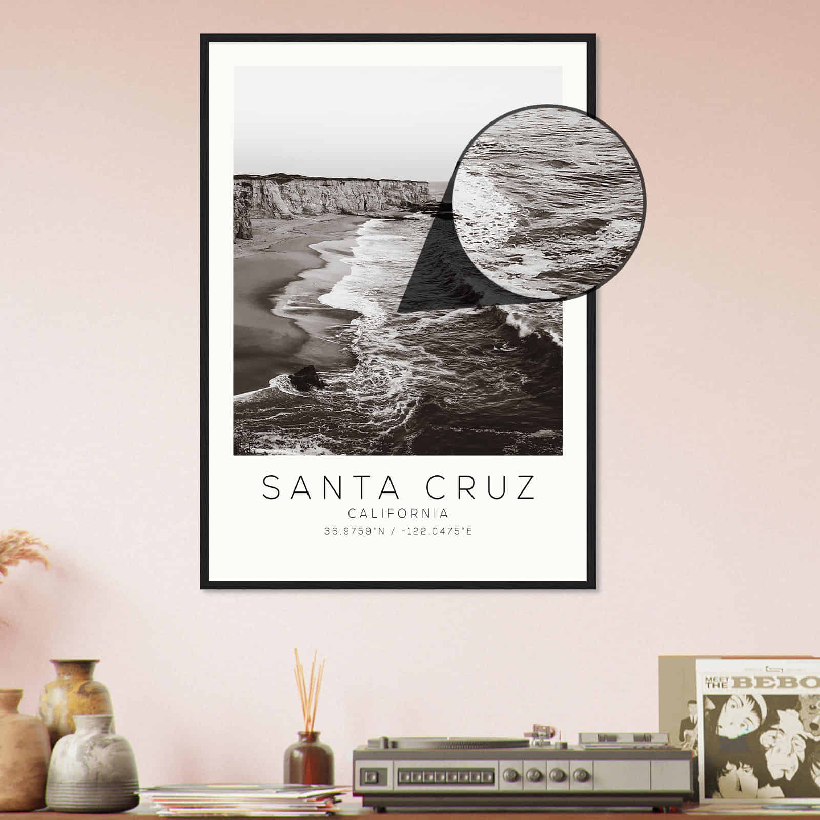 Deerfield Kansas Map Poster, Modern Home Decor Wall Art Print (Copy)