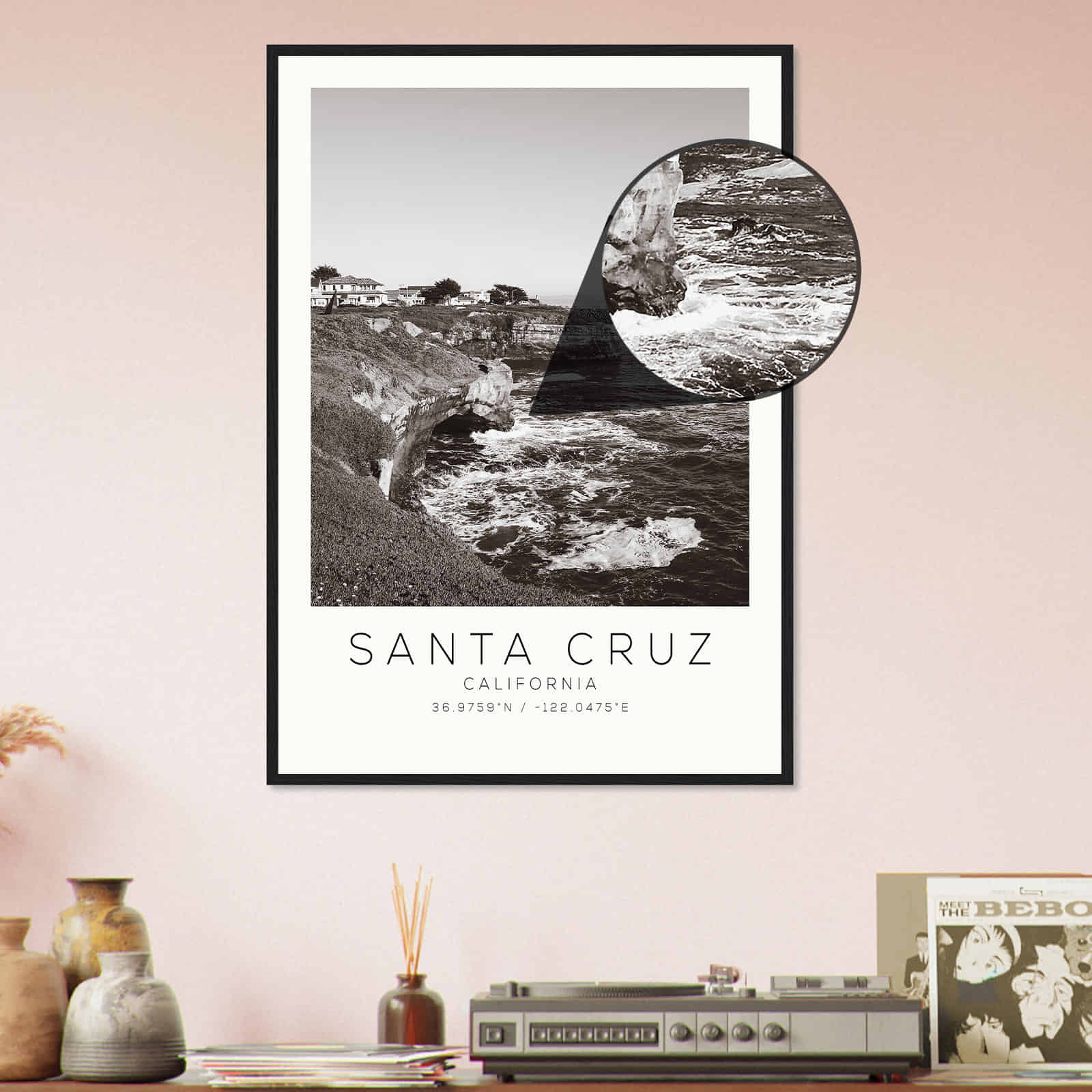 Deerfield Kansas Map Poster, Modern Home Decor Wall Art Print (Copy)