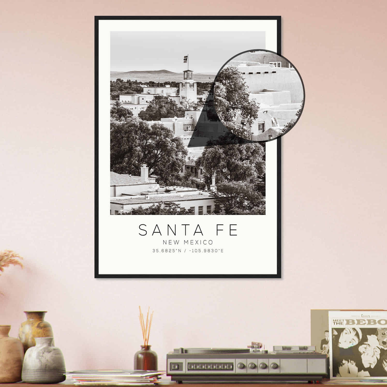 Deerfield Kansas Map Poster, Modern Home Decor Wall Art Print (Copy)