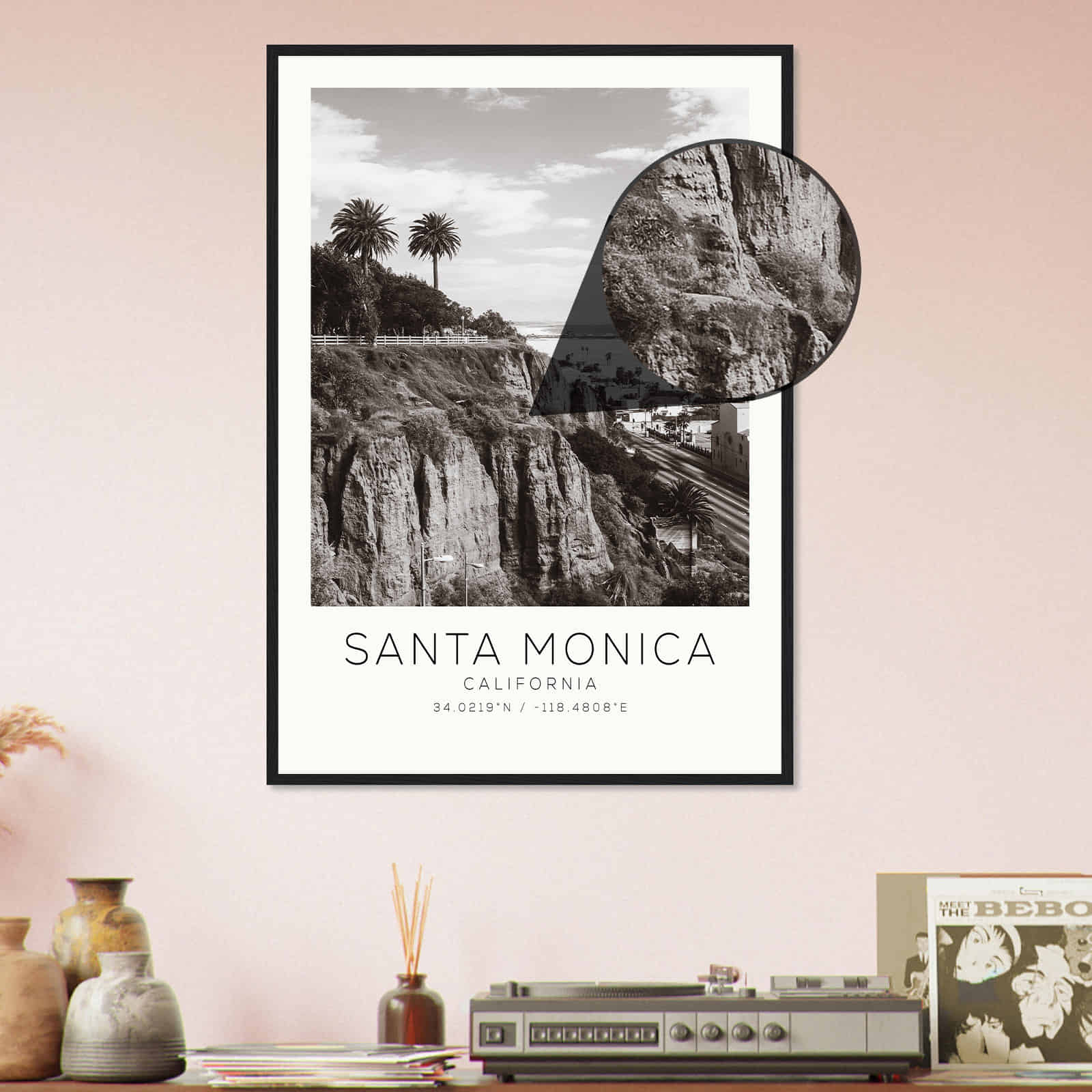 Deerfield Kansas Map Poster, Modern Home Decor Wall Art Print (Copy)