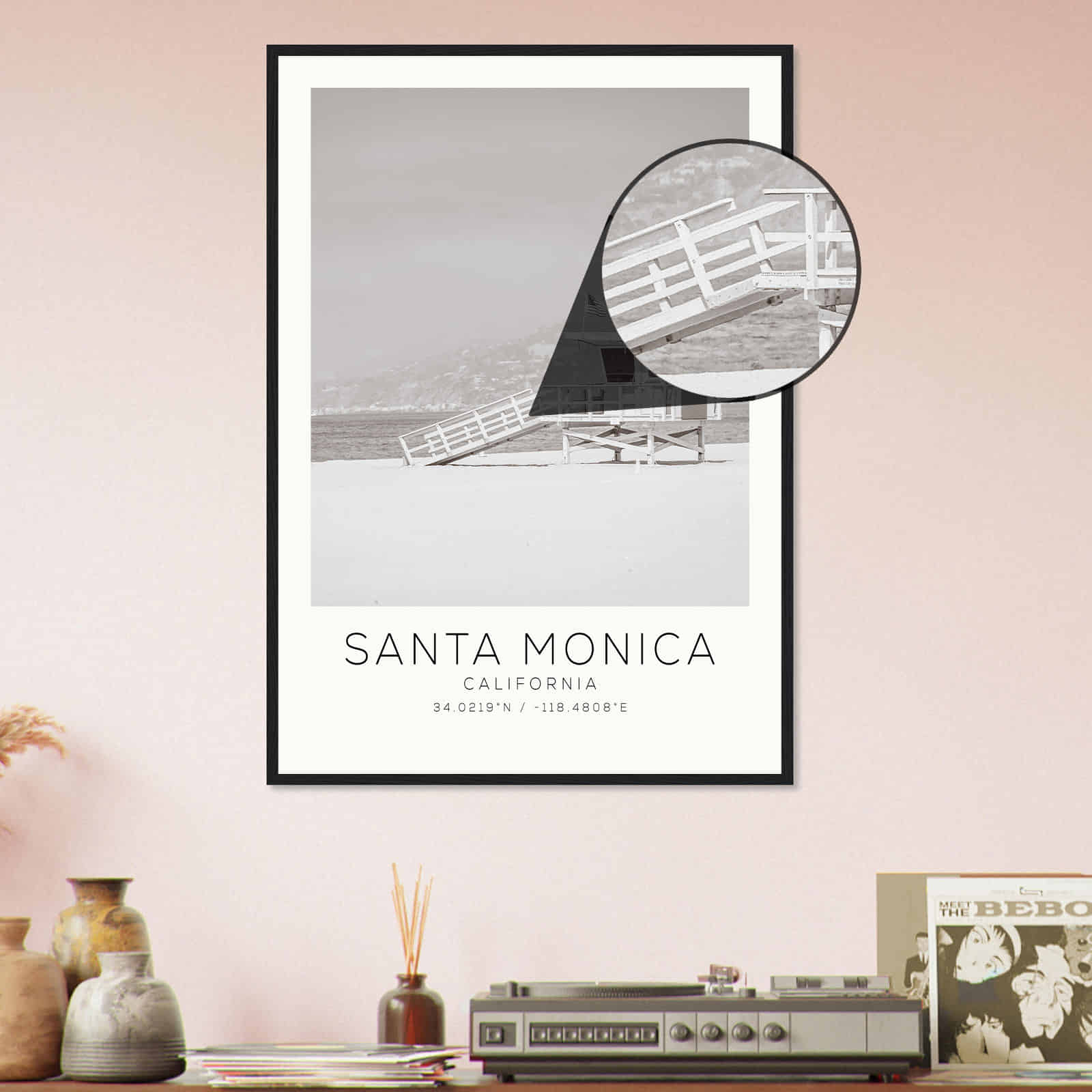 Deerfield Kansas Map Poster, Modern Home Decor Wall Art Print (Copy)