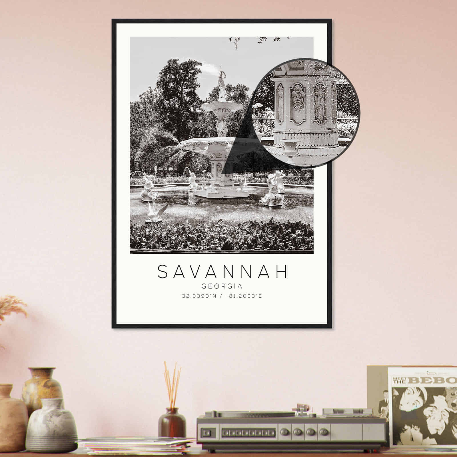 Deerfield Kansas Map Poster, Modern Home Decor Wall Art Print (Copy)