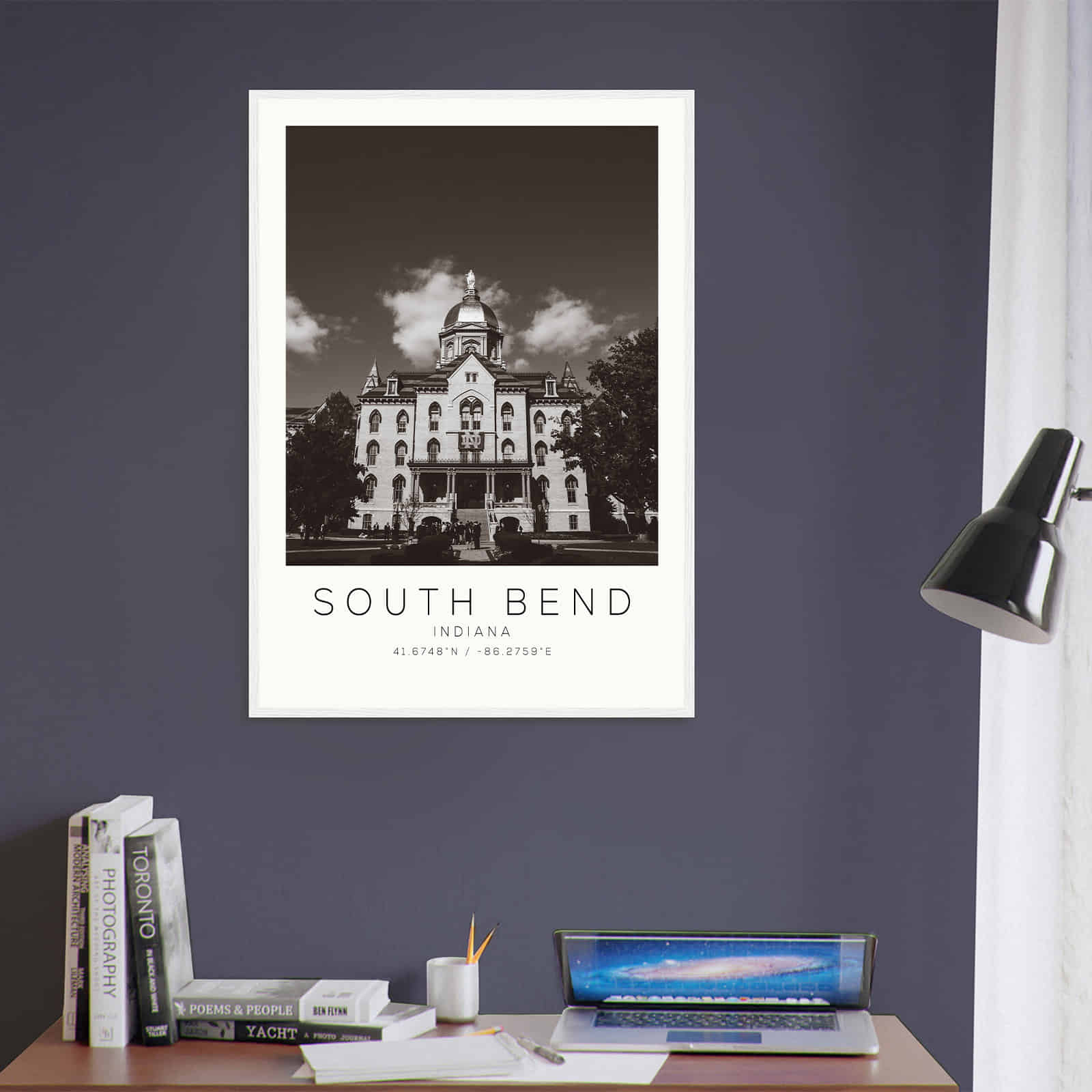 Deerfield Kansas Map Poster, Modern Home Decor Wall Art Print (Copy)