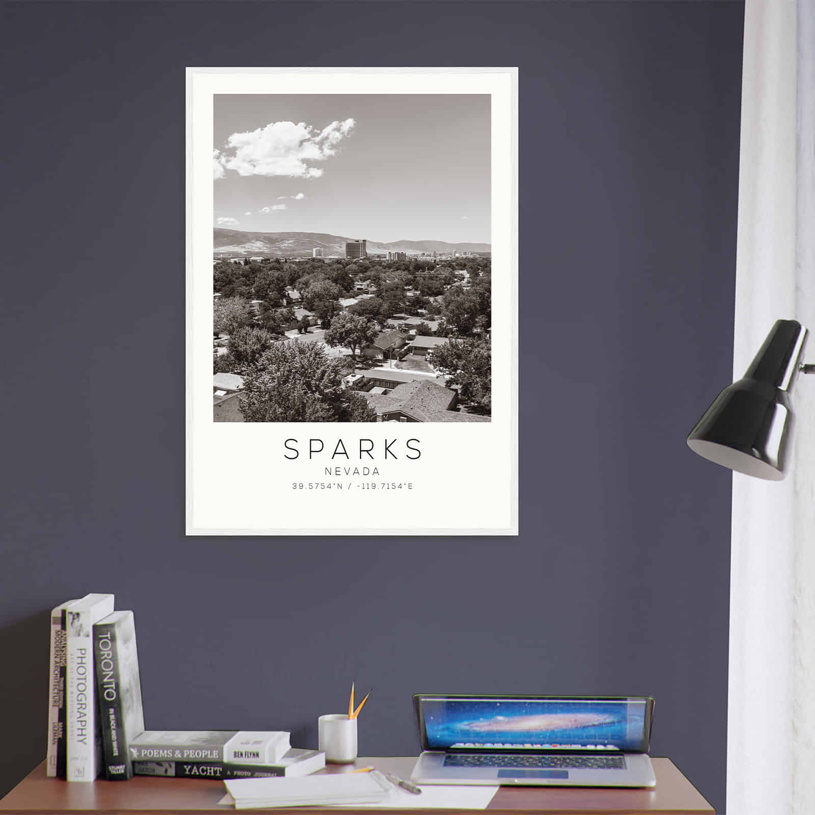 Deerfield Kansas Map Poster, Modern Home Decor Wall Art Print (Copy)