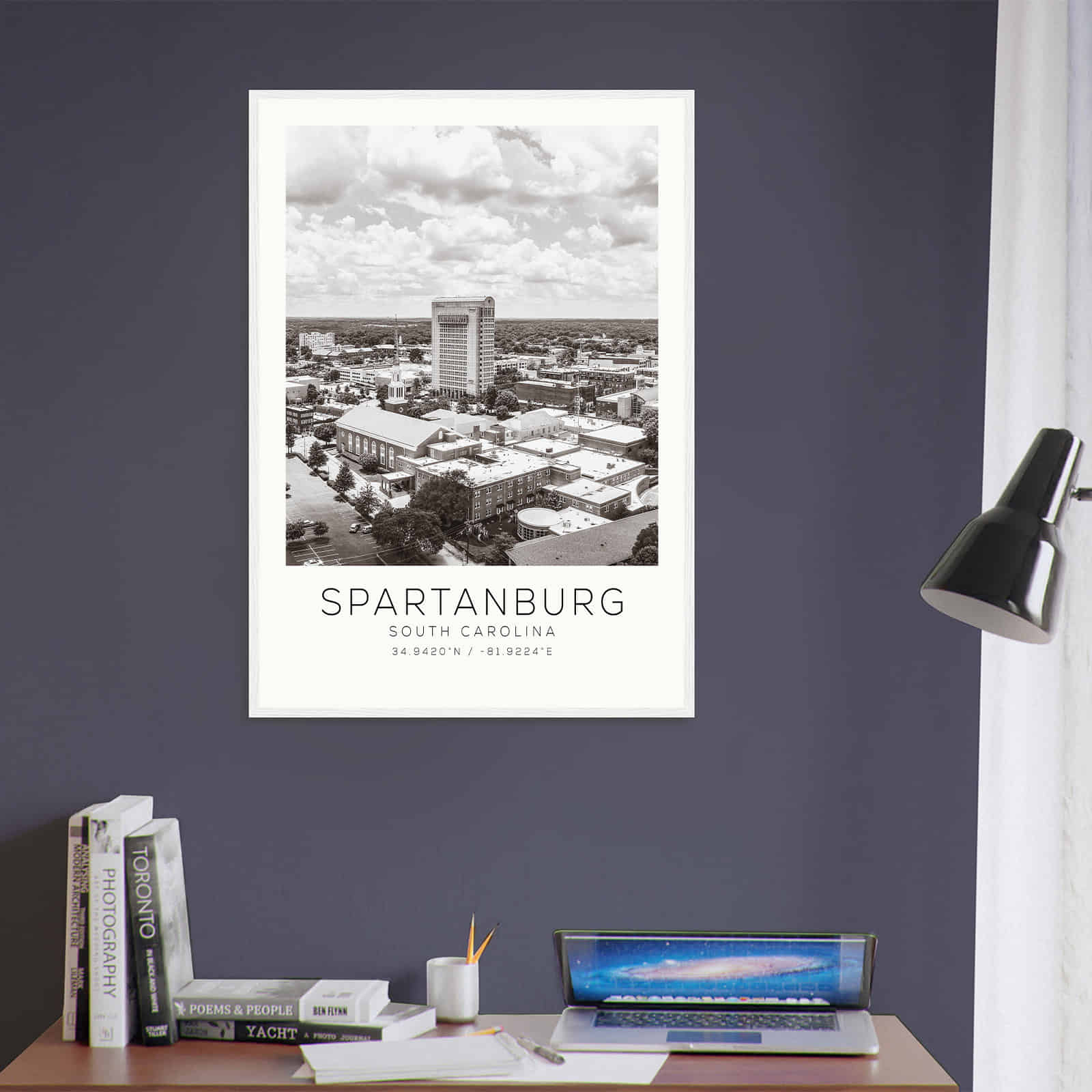 Deerfield Kansas Map Poster, Modern Home Decor Wall Art Print (Copy)
