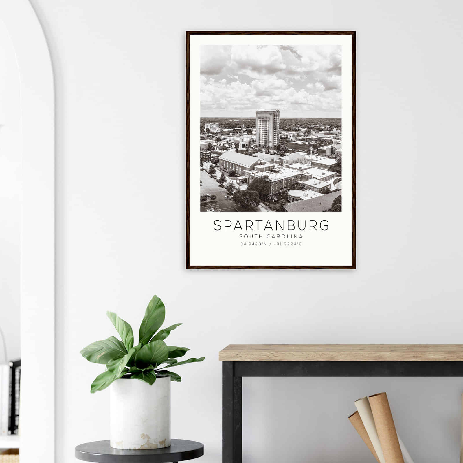 Deerfield Kansas Map Poster, Modern Home Decor Wall Art Print (Copy)