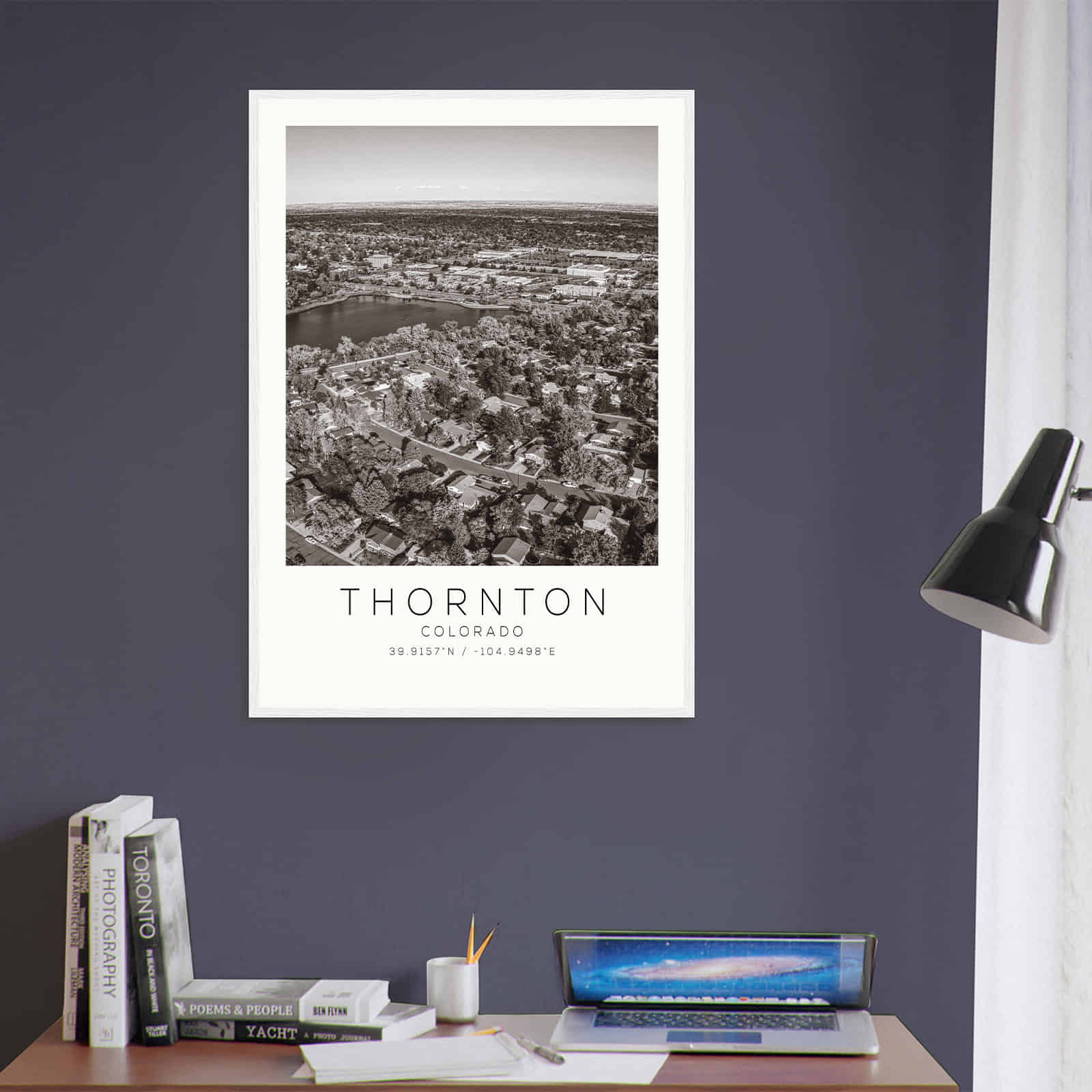 Deerfield Kansas Map Poster, Modern Home Decor Wall Art Print (Copy)