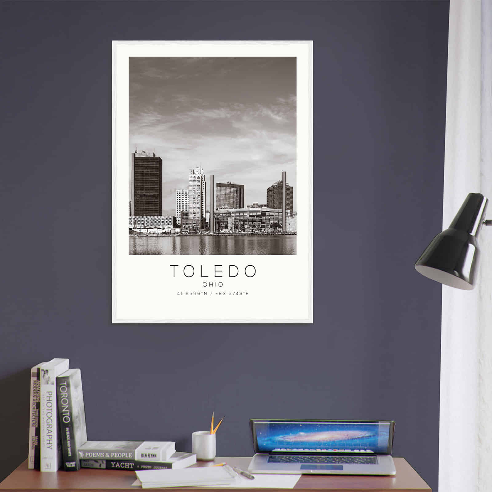 Deerfield Kansas Map Poster, Modern Home Decor Wall Art Print (Copy)