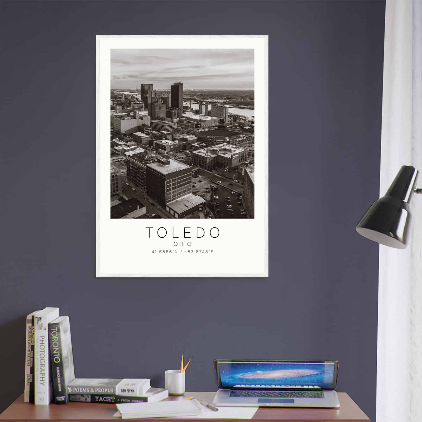 Deerfield Kansas Map Poster, Modern Home Decor Wall Art Print (Copy)