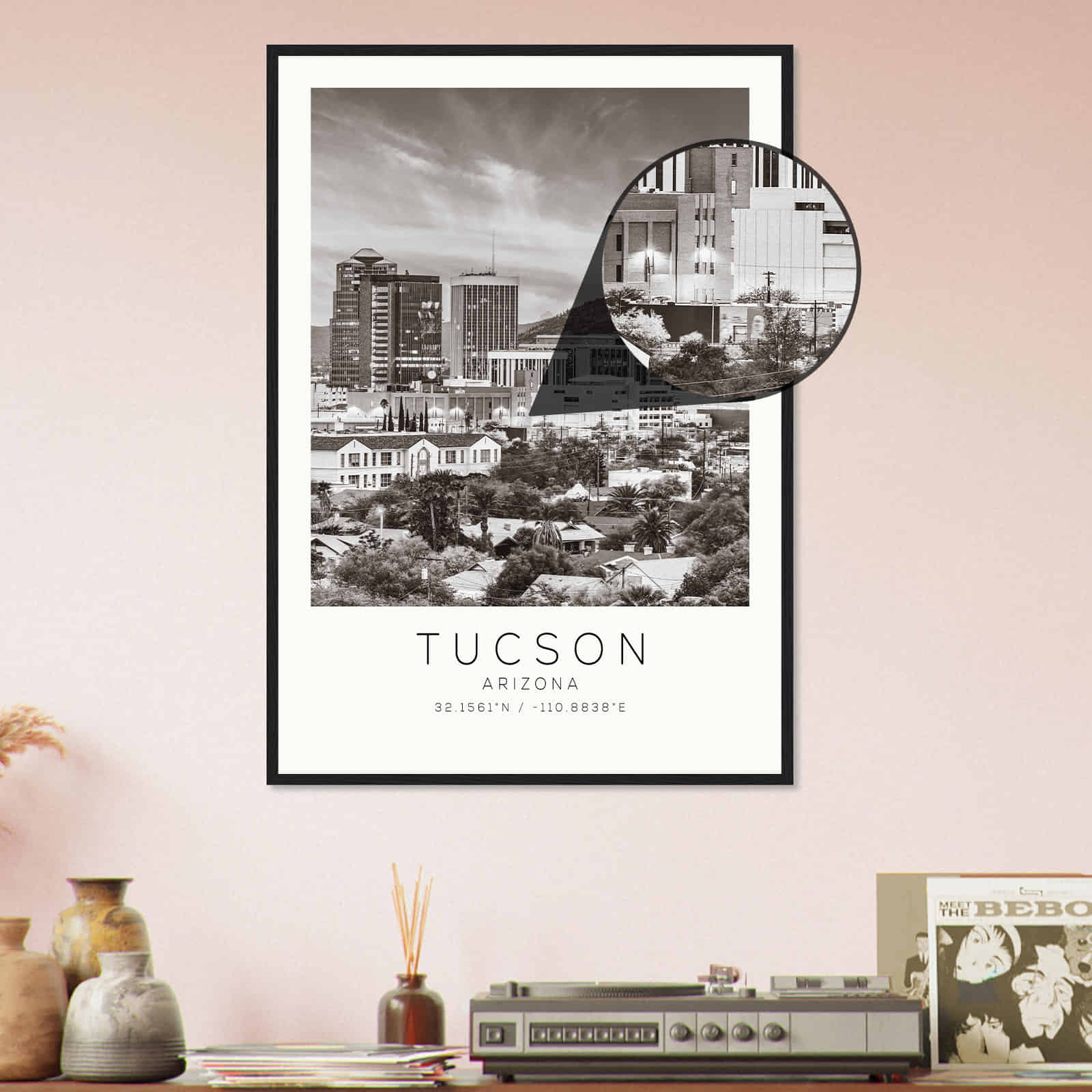 Deerfield Kansas Map Poster, Modern Home Decor Wall Art Print (Copy)