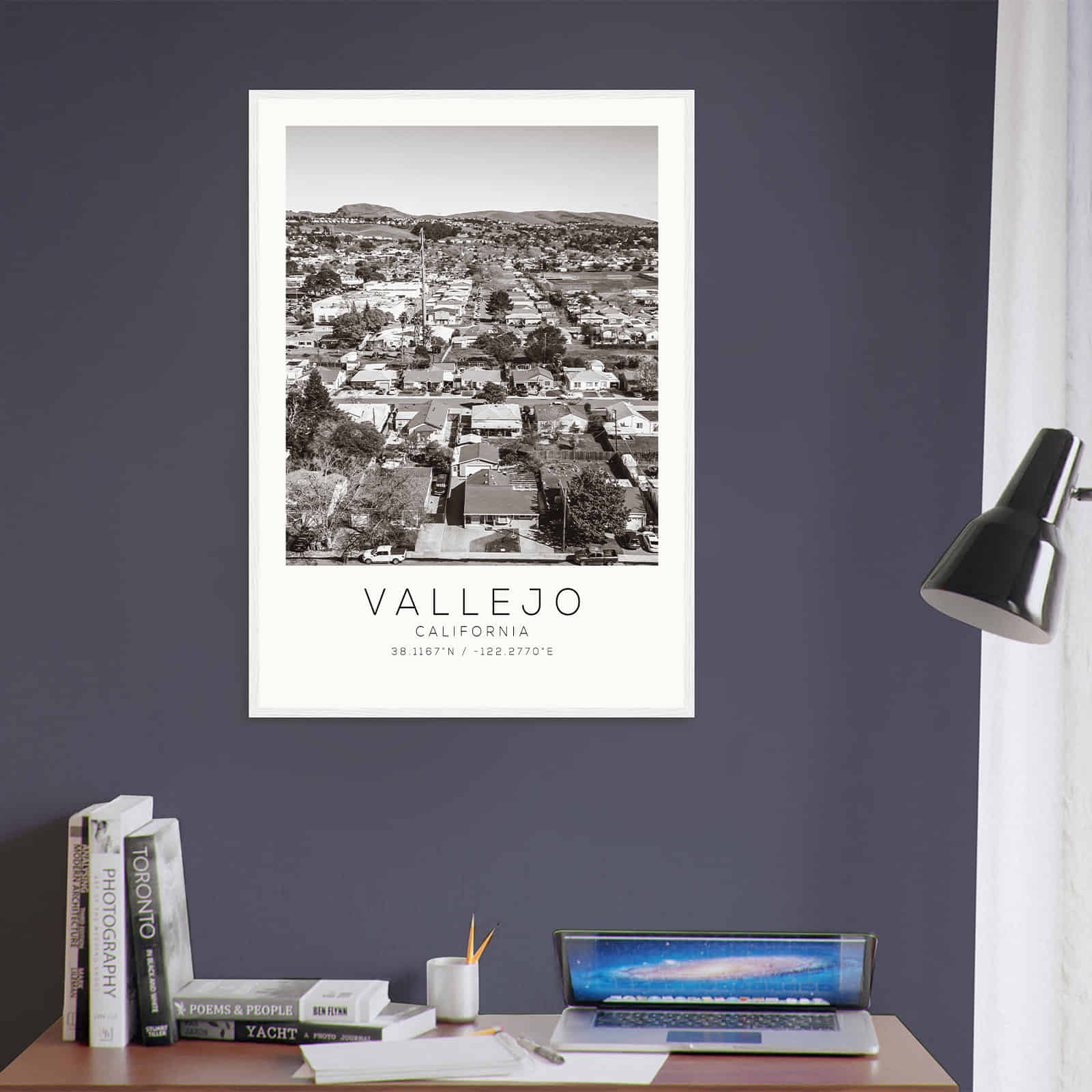 Deerfield Kansas Map Poster, Modern Home Decor Wall Art Print (Copy)