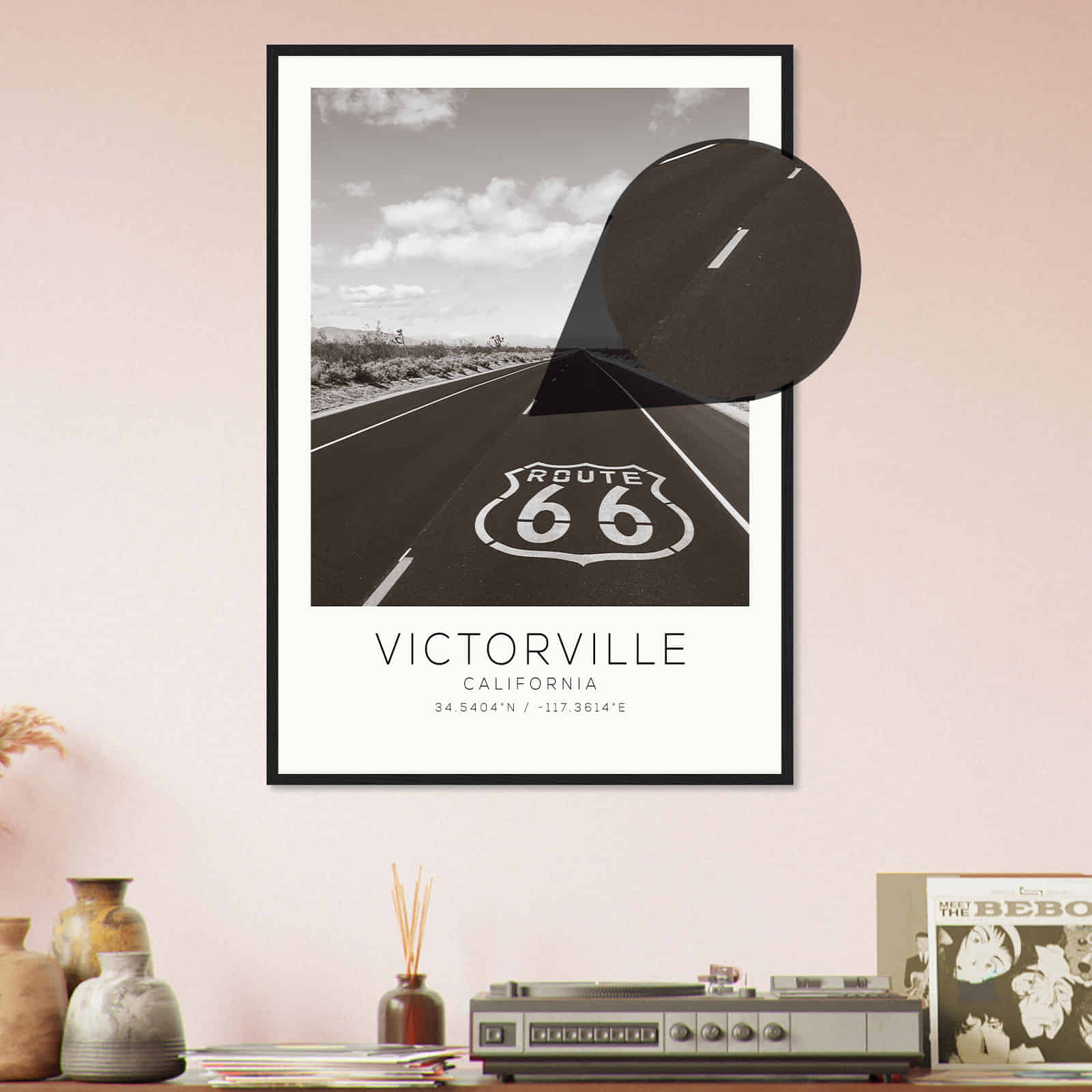 Deerfield Kansas Map Poster, Modern Home Decor Wall Art Print (Copy)