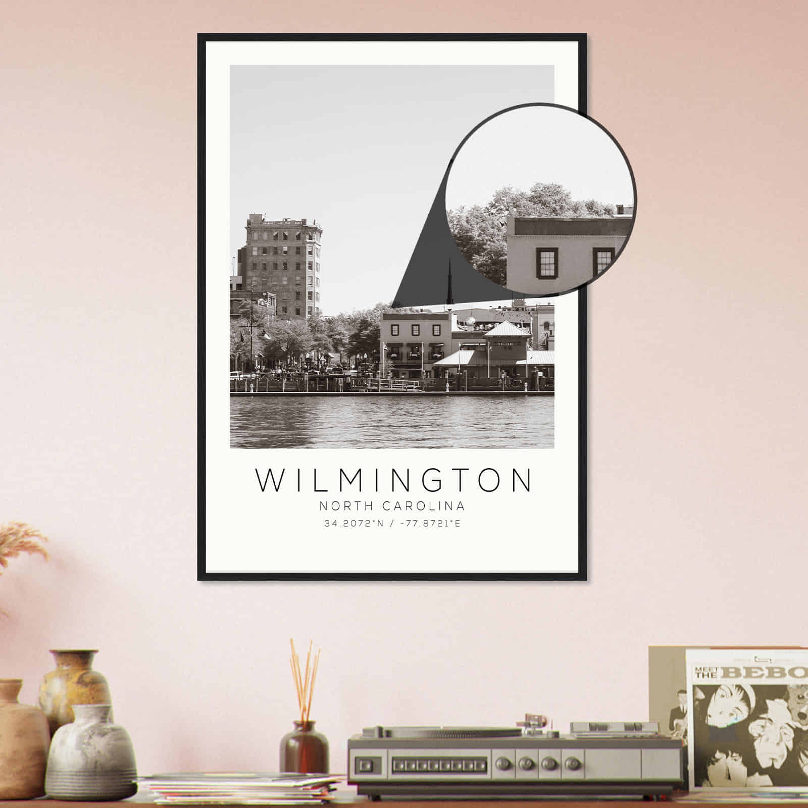 Deerfield Kansas Map Poster, Modern Home Decor Wall Art Print (Copy)