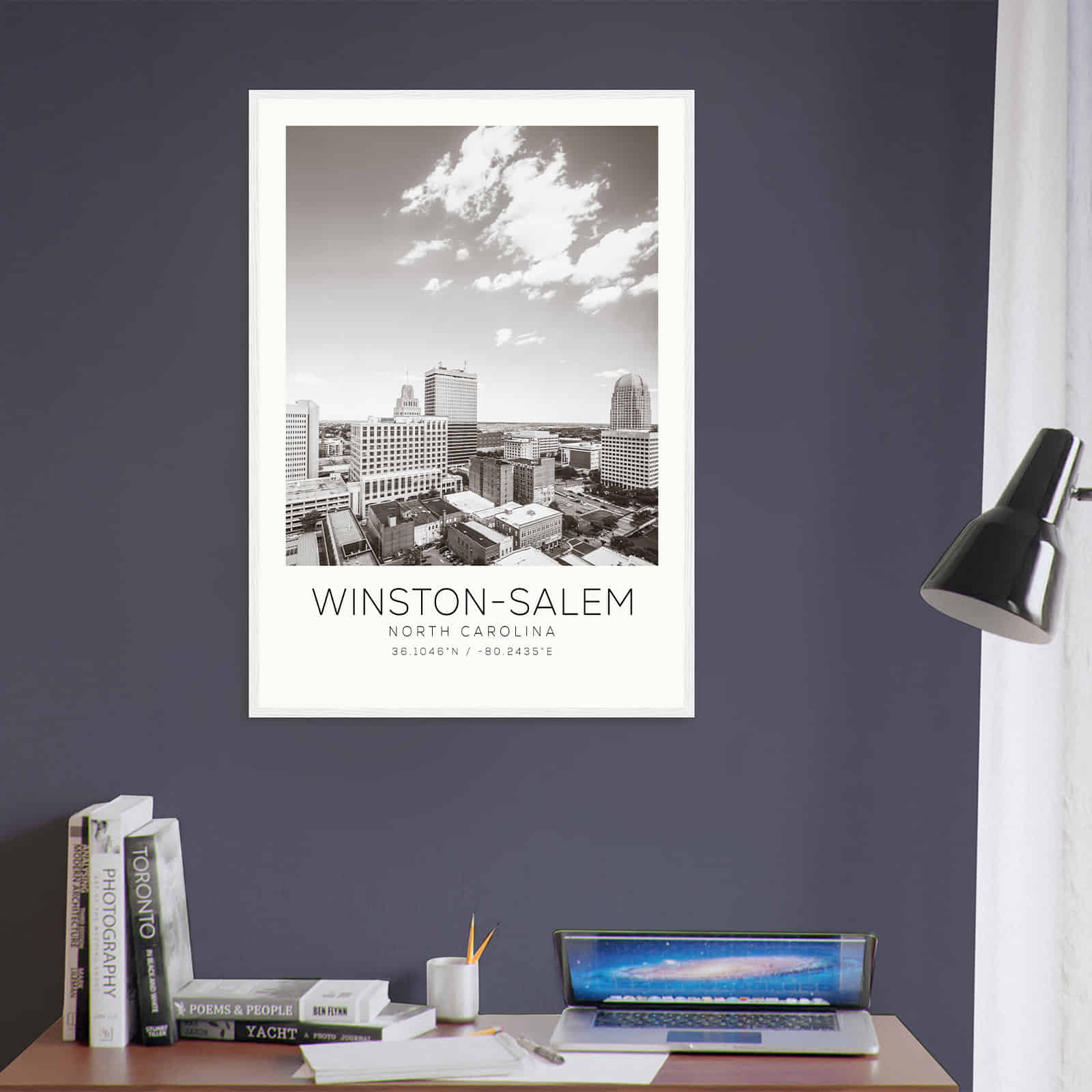 Deerfield Kansas Map Poster, Modern Home Decor Wall Art Print (Copy)